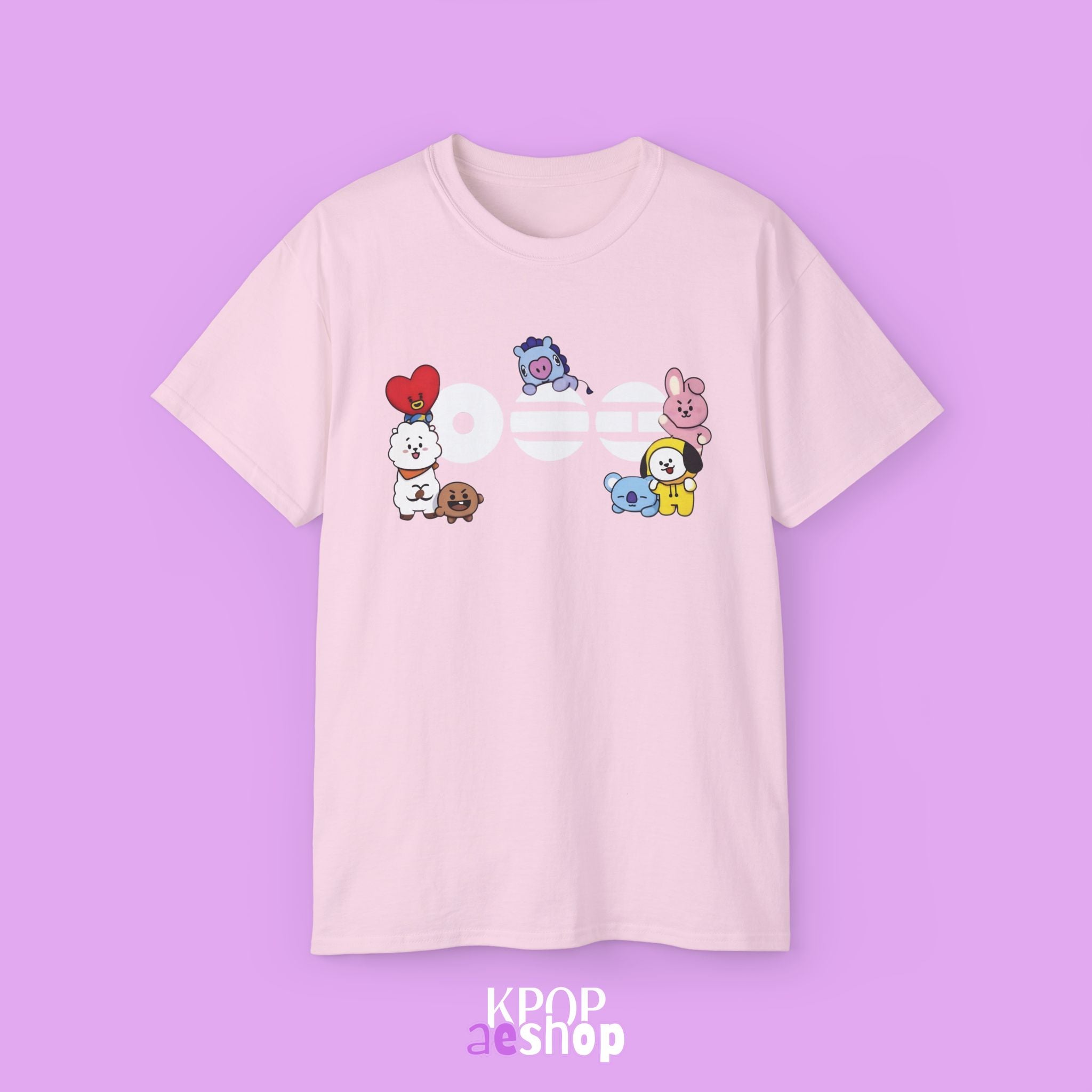 Arirang Bangtan, bt21 Cute Print | Unisex Cotton Tee Shirt