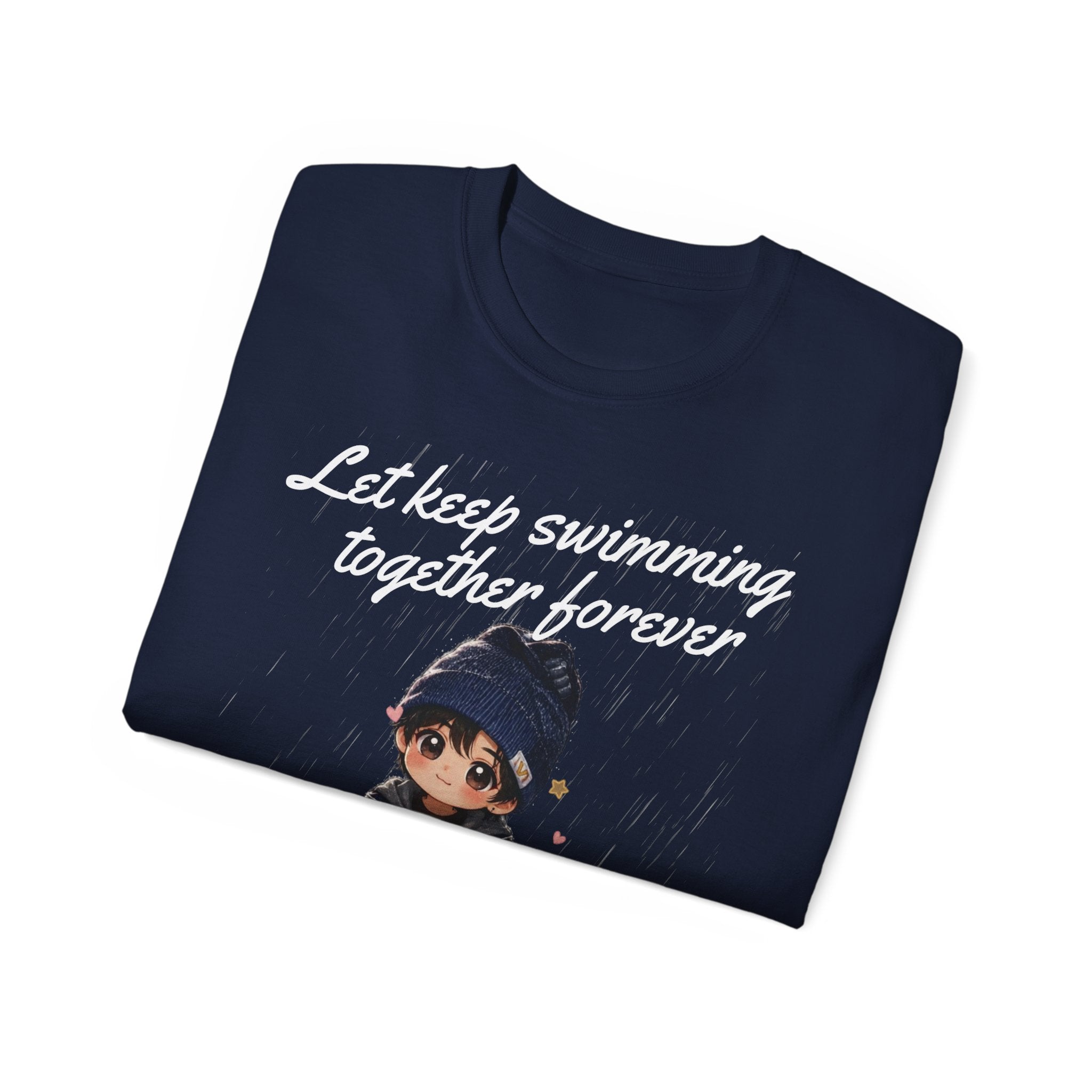 Let Keep Swimming Together Forever - BTS V | Unisex Cotton T-Shirt