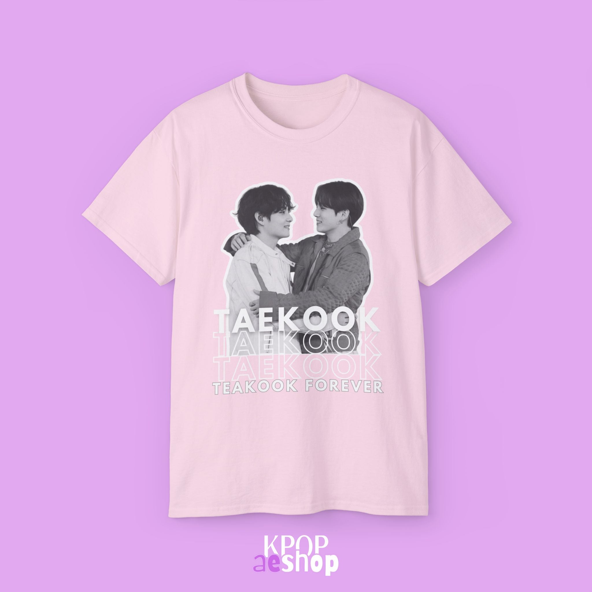 Taekook BTS, Taehyung and Jungkook | Unisex Cotton Tee Shirt