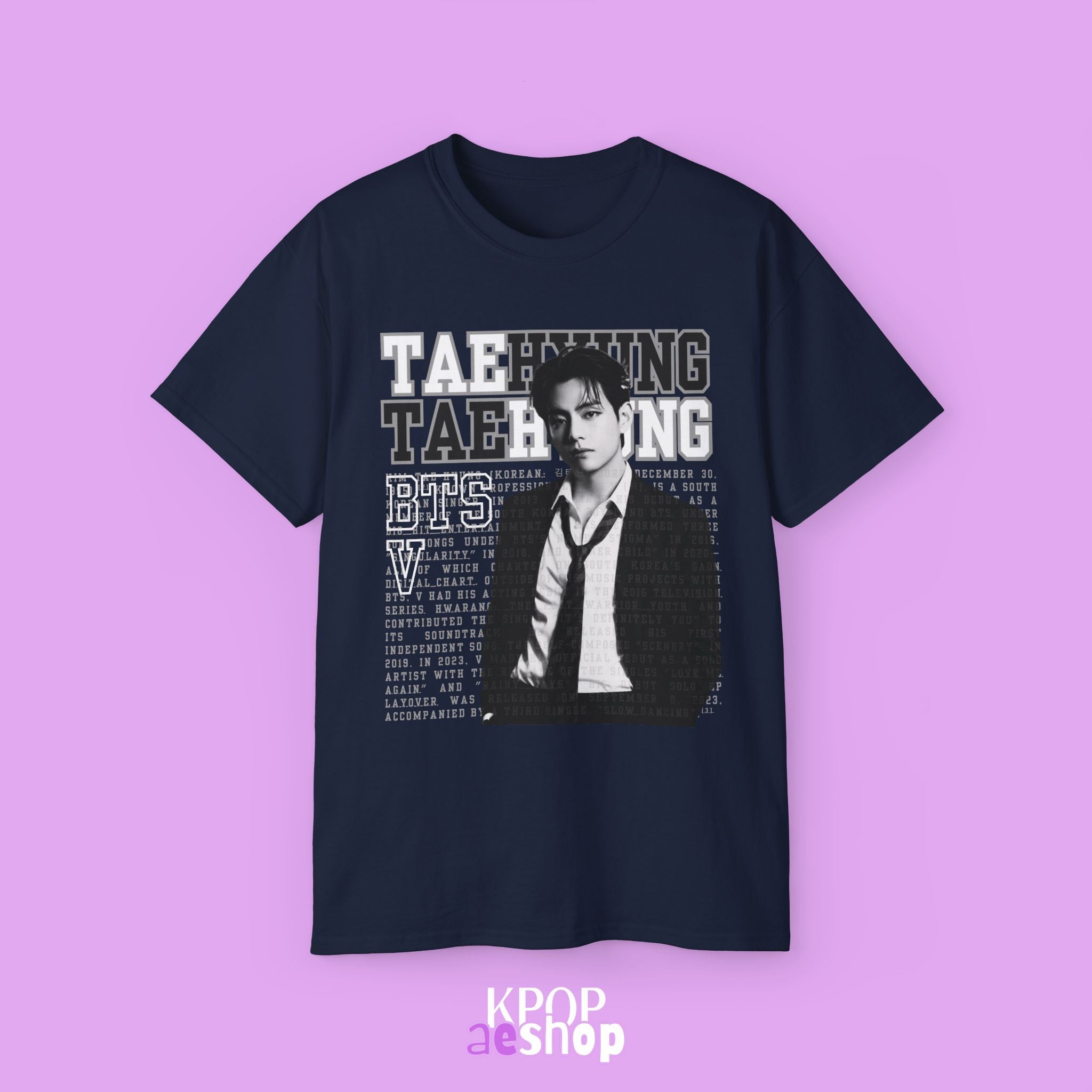 V Taehyung Bangtan | Unisex Cotton T-Shirt