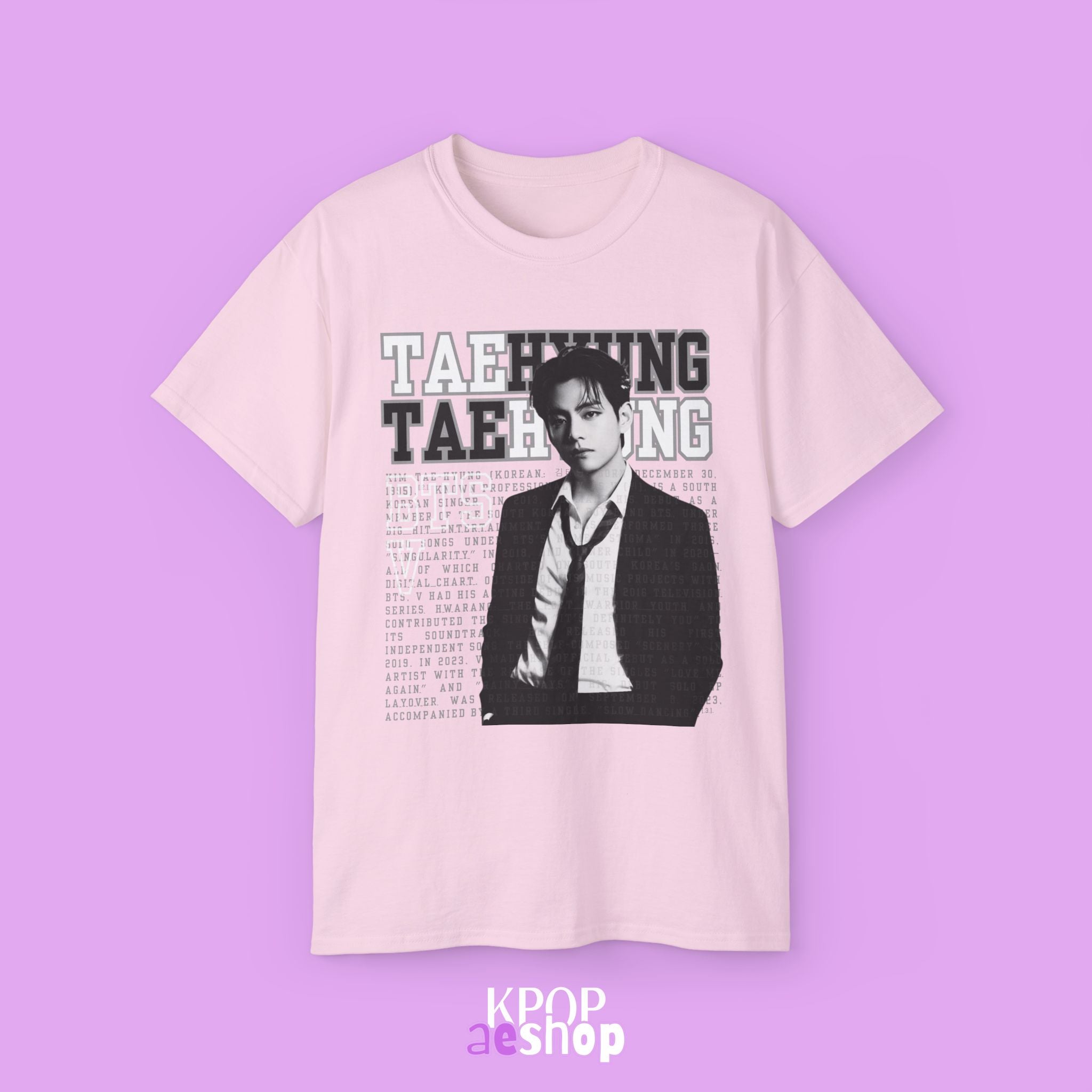 V Taehyung Bangtan | Unisex Cotton T-Shirt