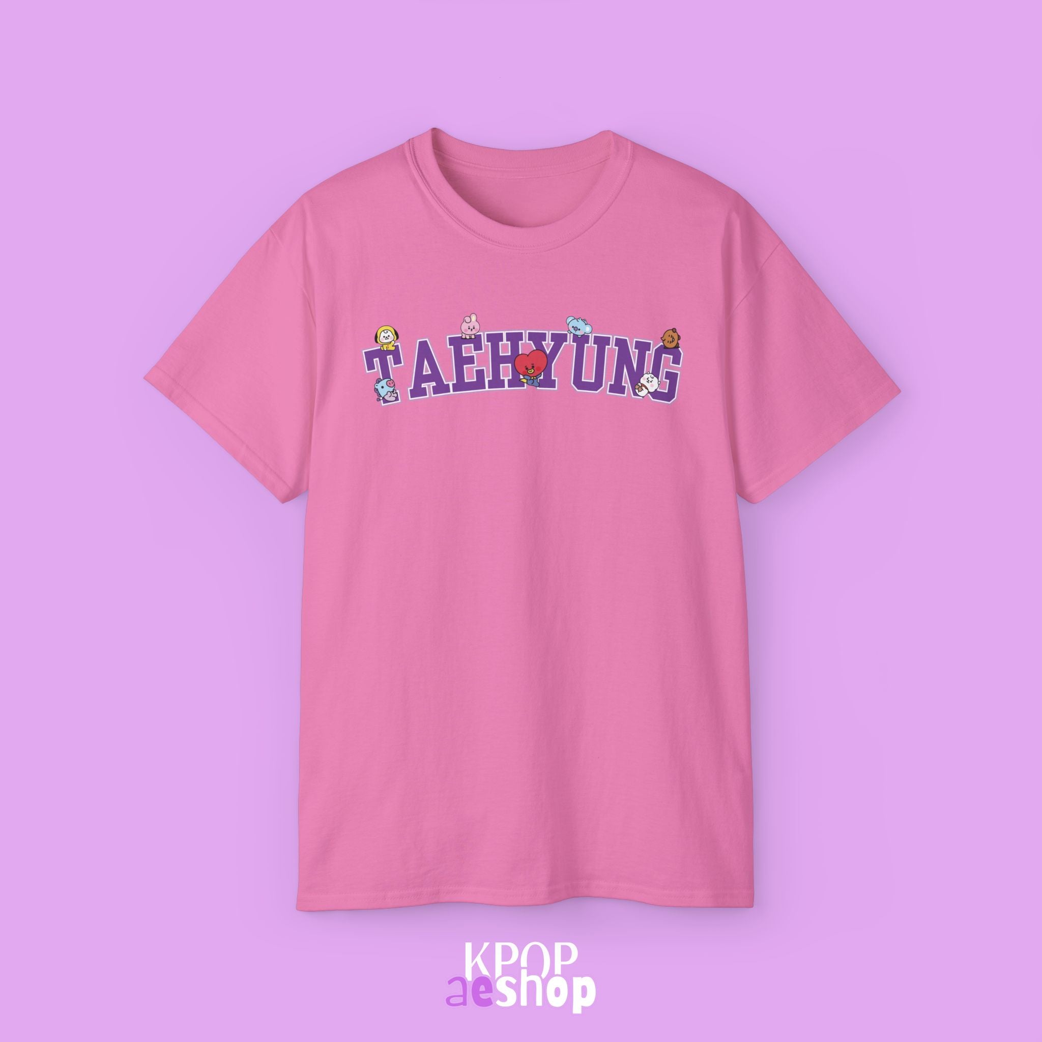 Taehyung BTS Print | Unisex Cotton T-Shirt