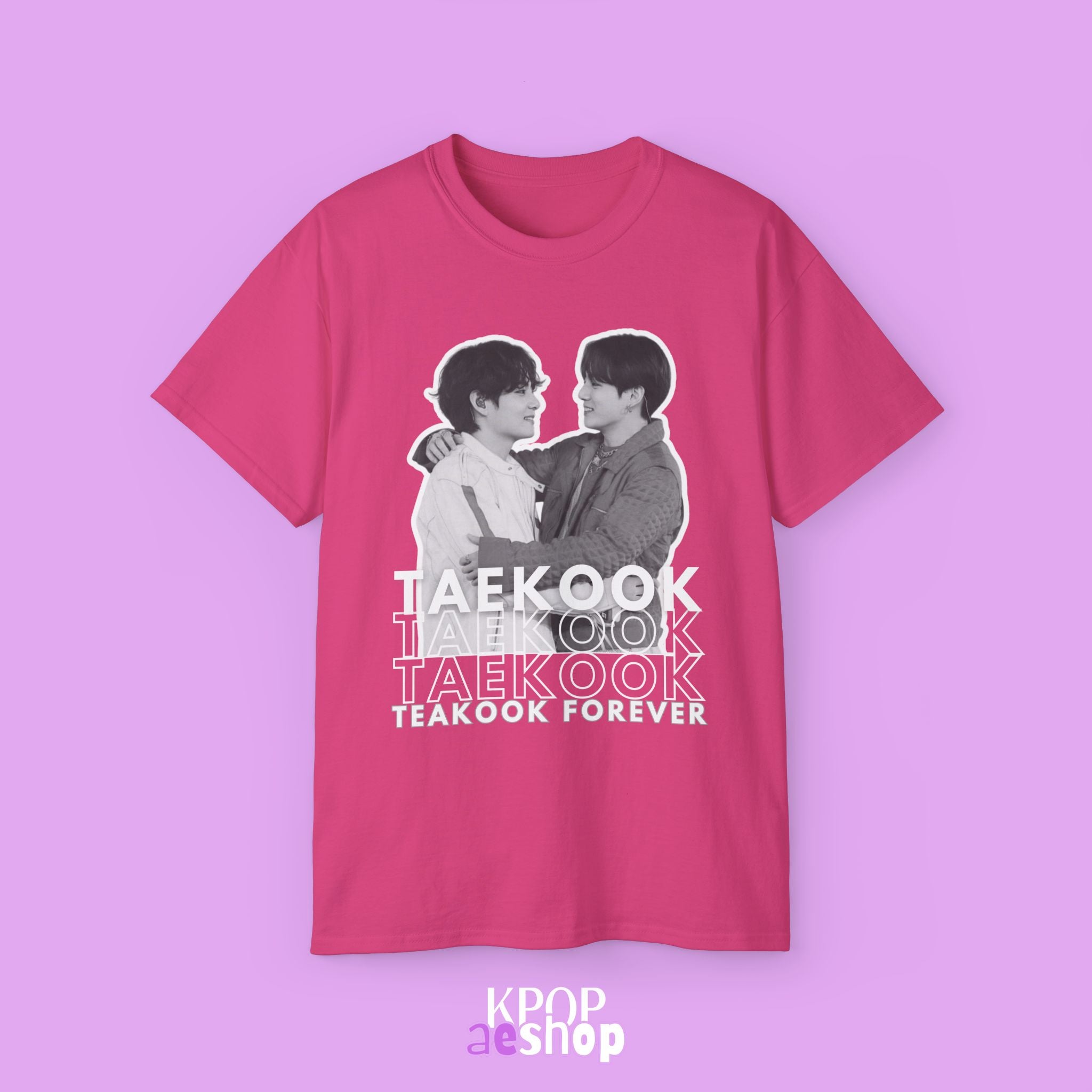Taekook BTS, Taehyung and Jungkook | Unisex Cotton Tee Shirt