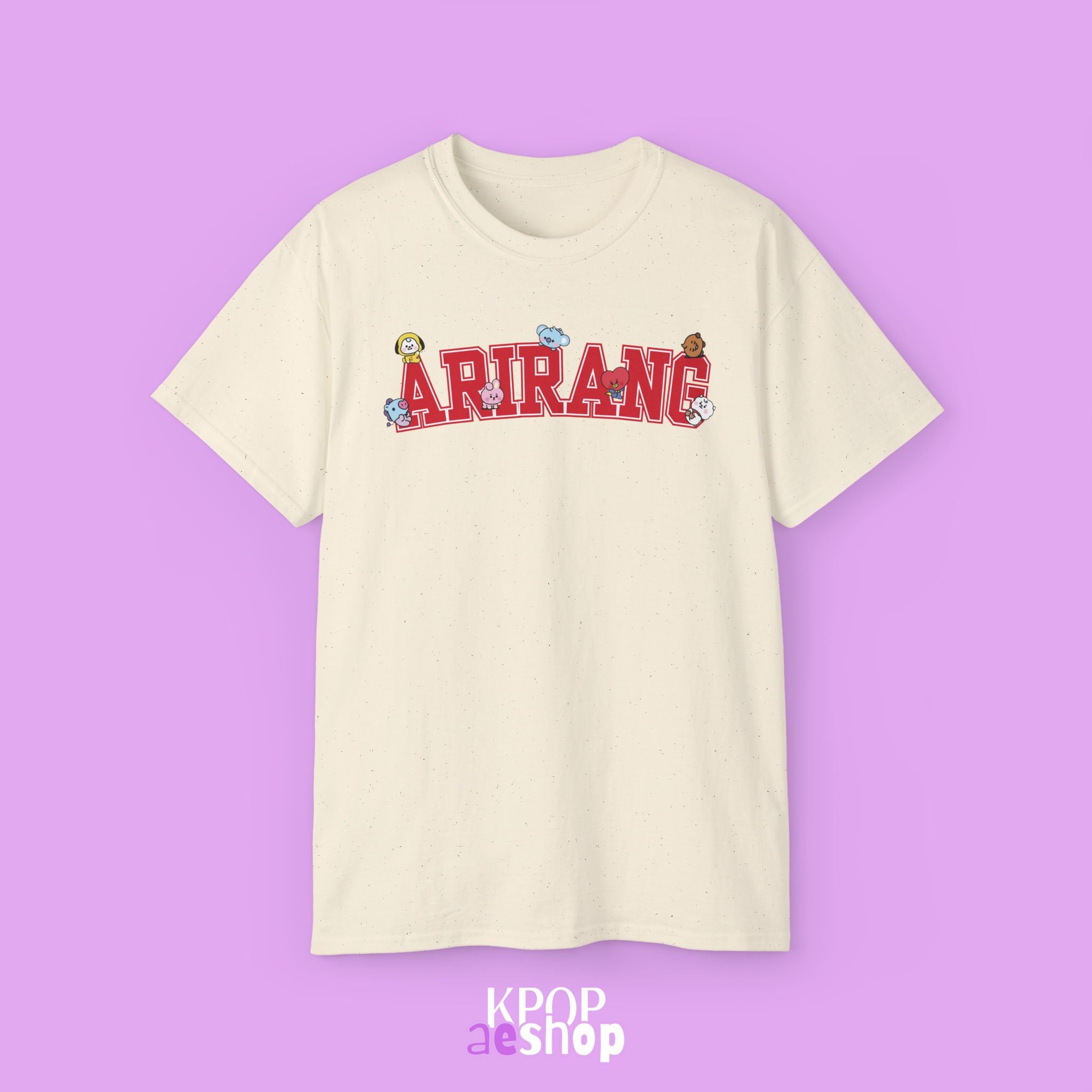BTS World Tour 2026 Arirang Print | Unisex Cotton T-Shirt