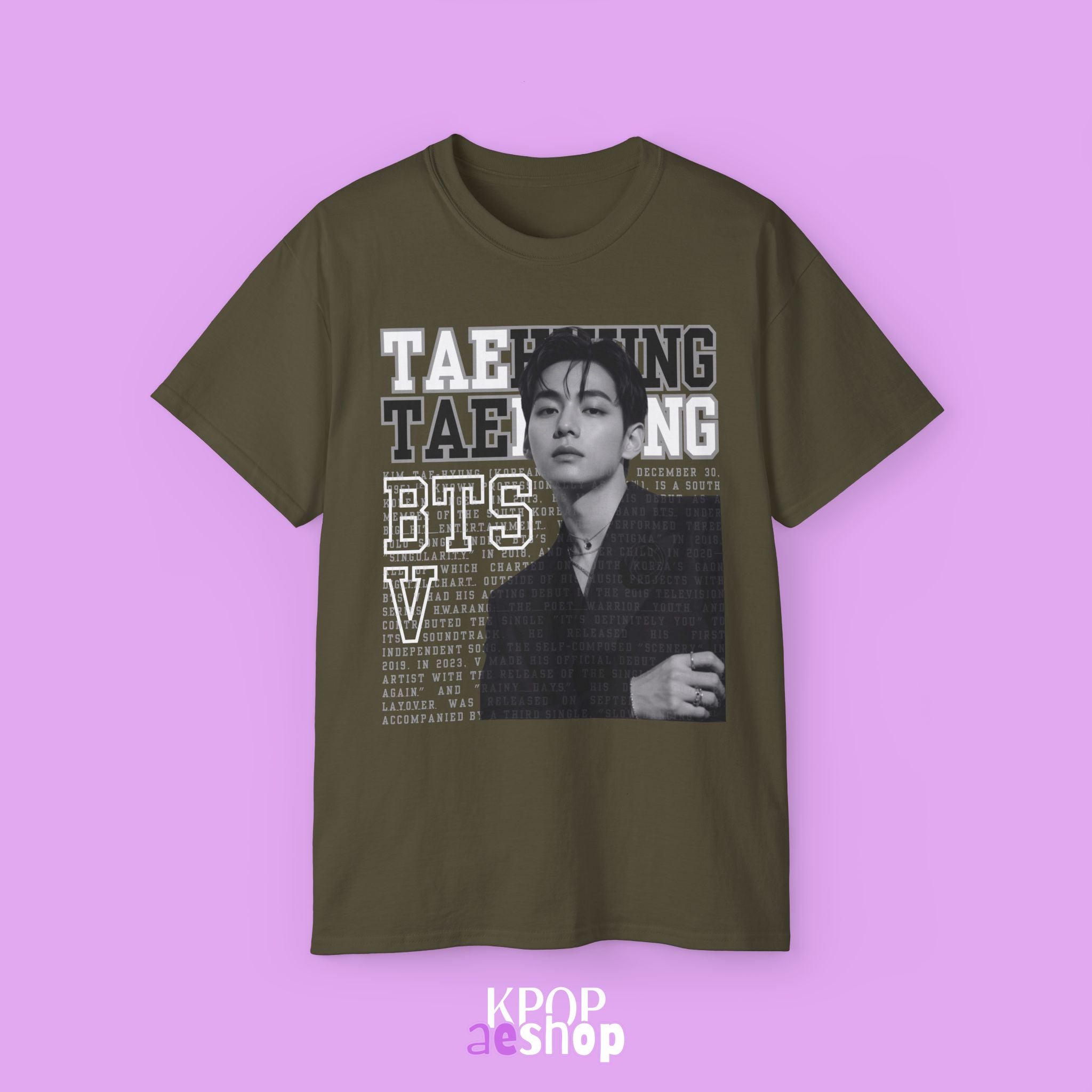 Taehyung BTS V | Unisex Cotton T-Shirt