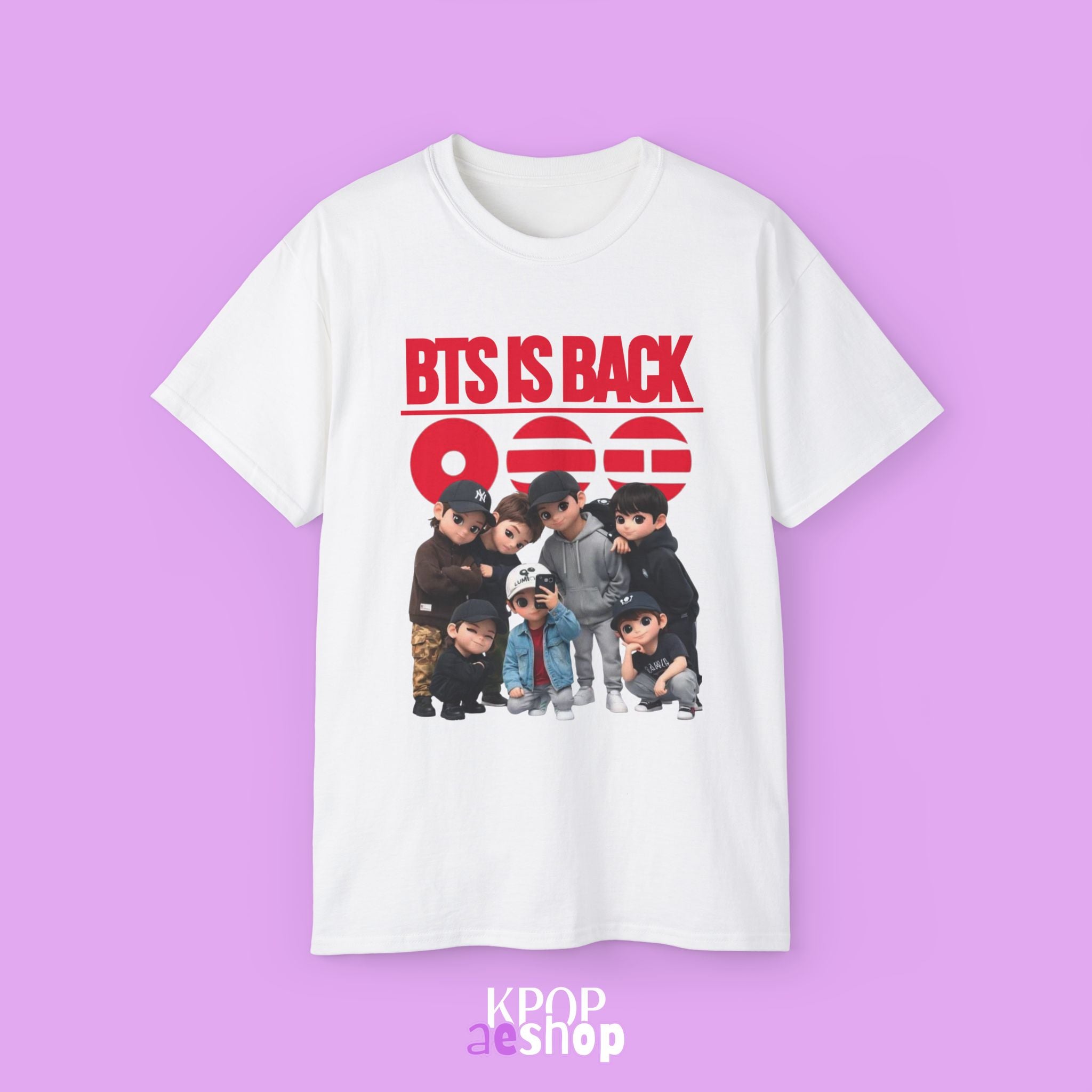 BTS is back, OT7 Arirang Bangtan | Unisex Cotton Tee Shirt
