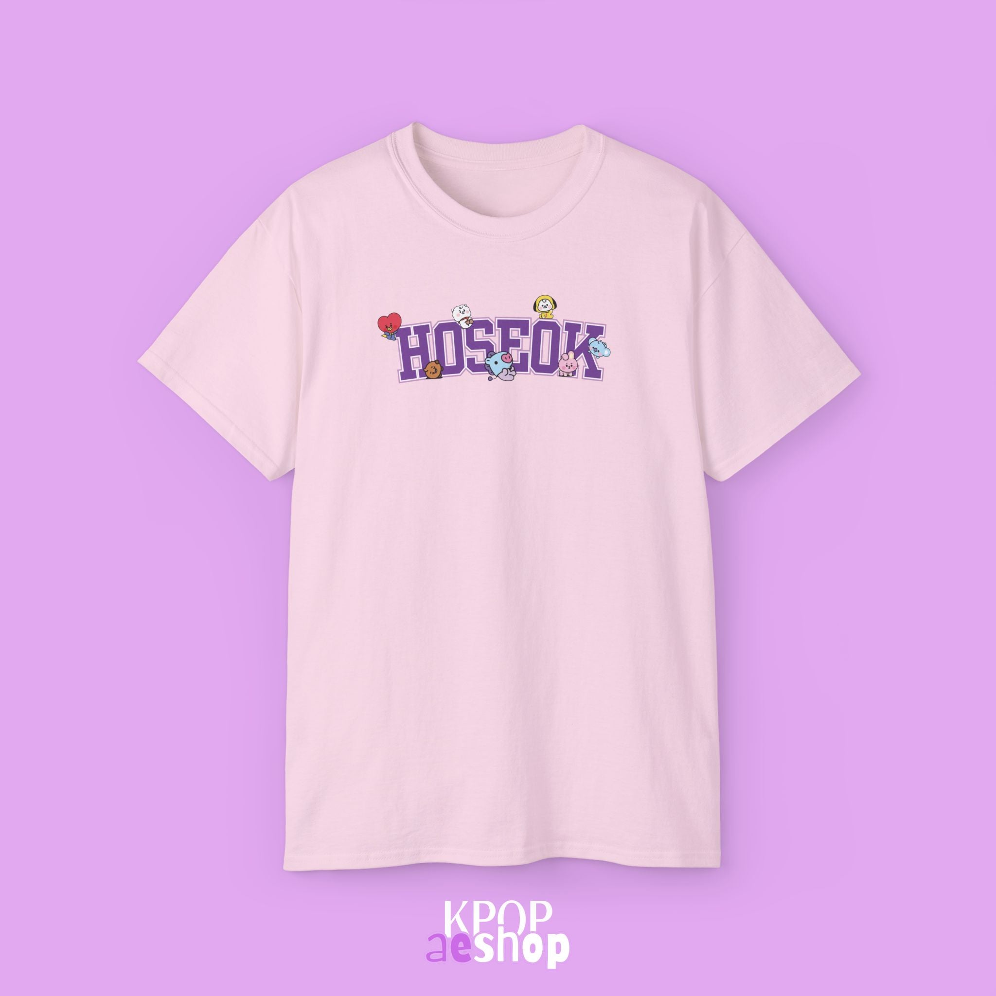 Hoseok BTS Print | Unisex Cotton T-Shirt