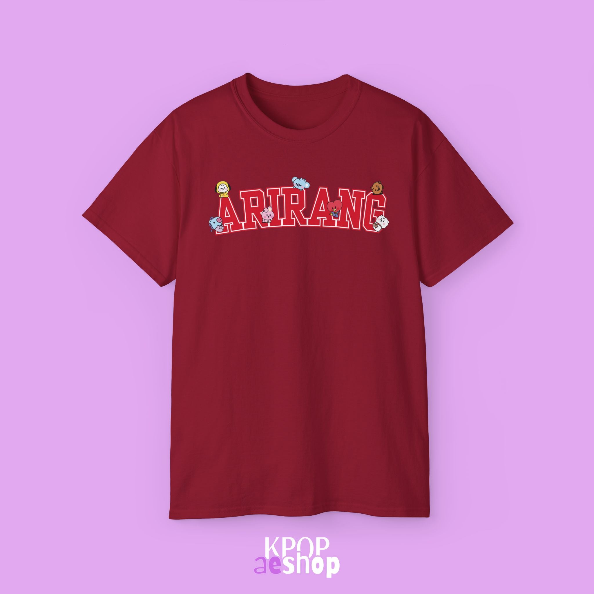 BTS World Tour 2026 Arirang Print | Unisex Cotton T-Shirt