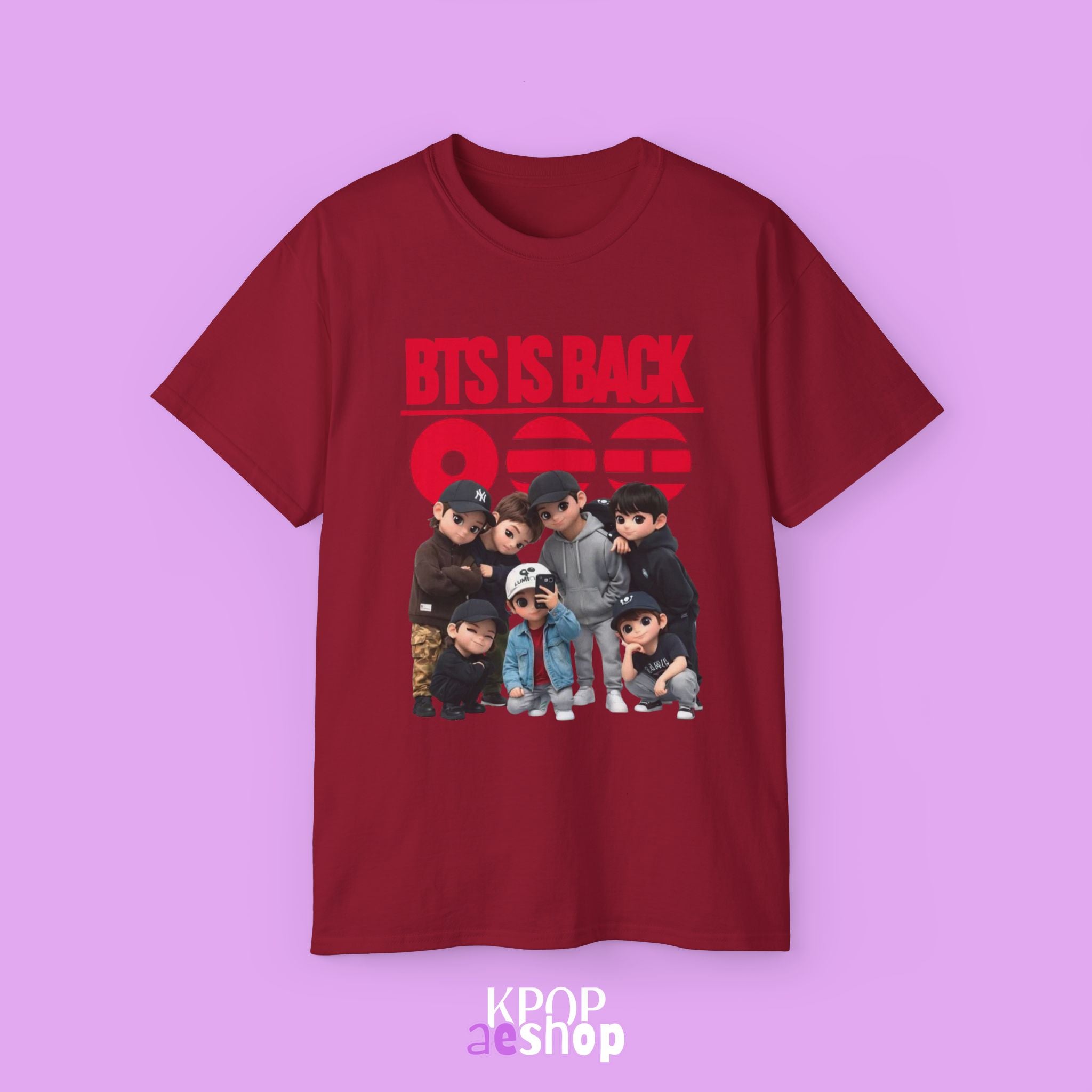 BTS is back, OT7 Arirang Bangtan | Unisex Cotton Tee Shirt