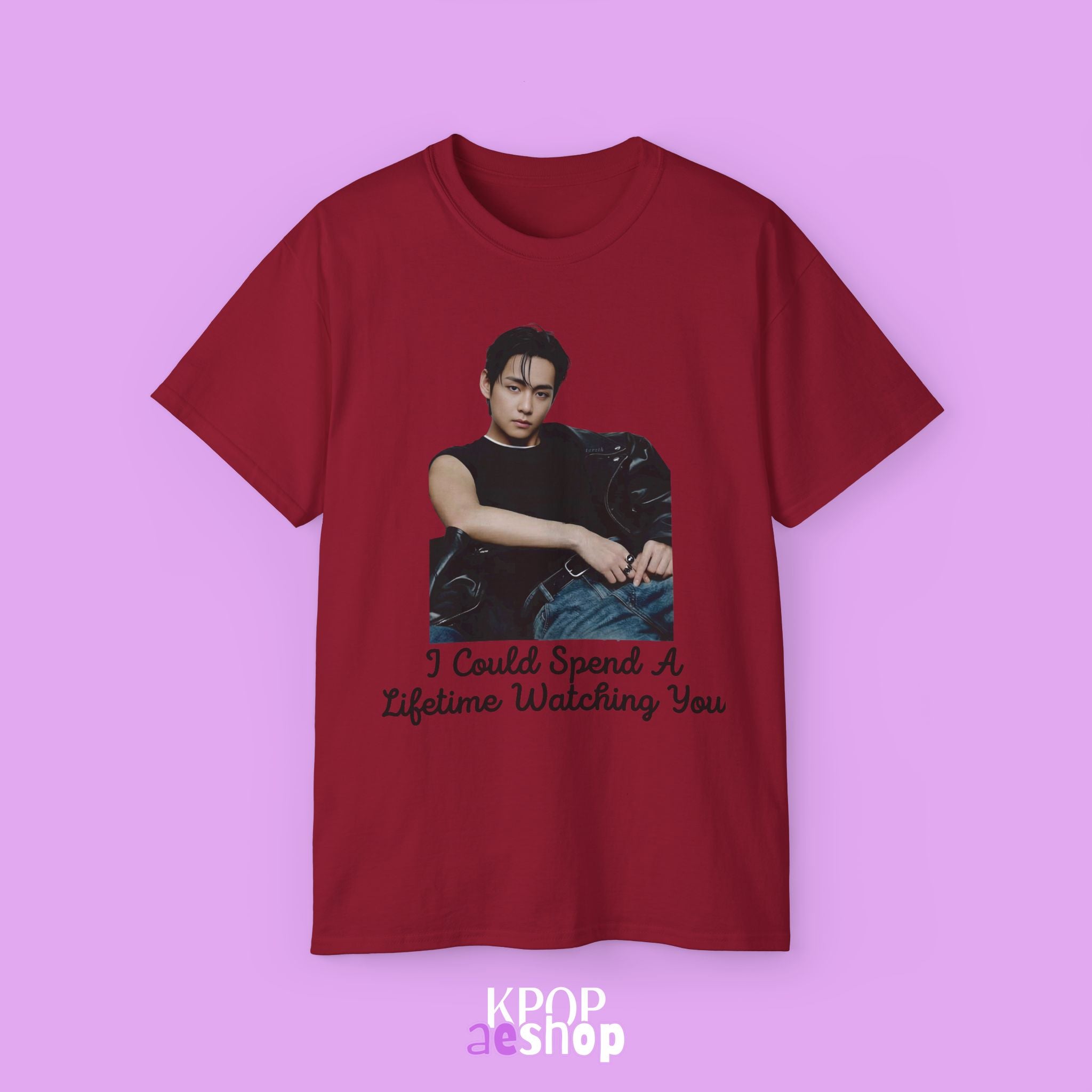 V Taeyung BTS | Unisex Cotton Shirt
