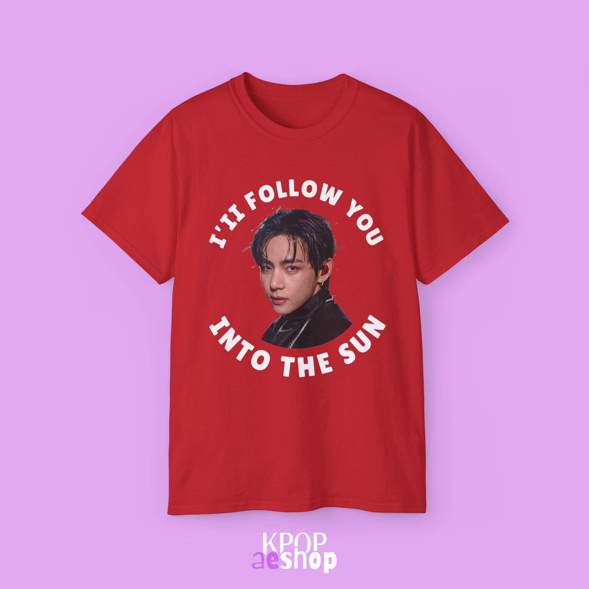 I'll Follow you into the Sun V Taehyung | Unisex Cotton Shirt