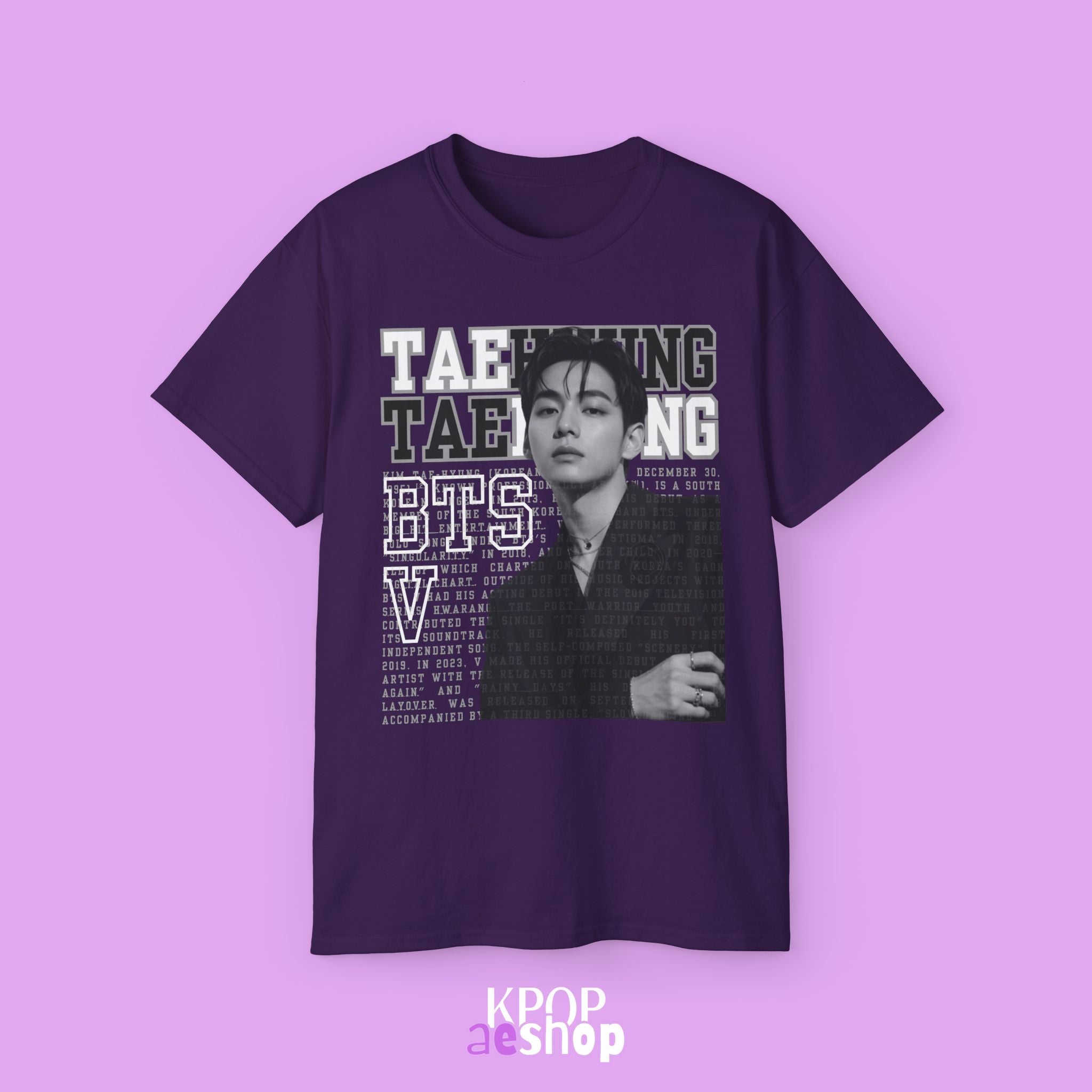 Taehyung BTS V | Unisex Cotton T-Shirt