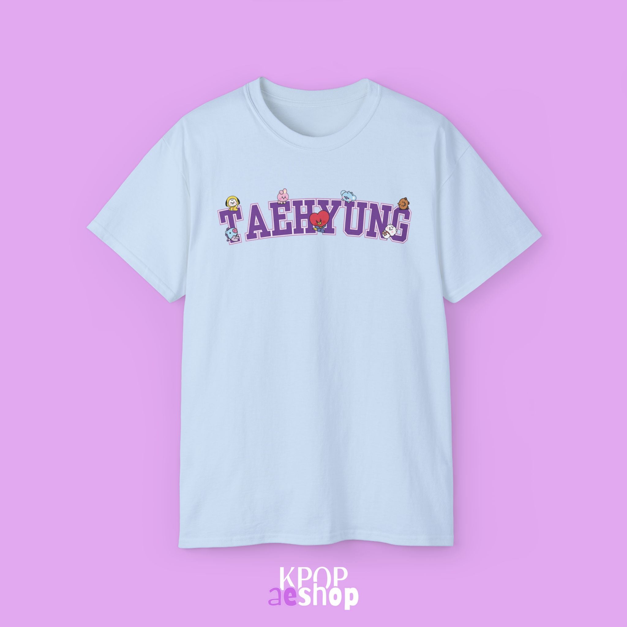 Taehyung BTS Print | Unisex Cotton T-Shirt