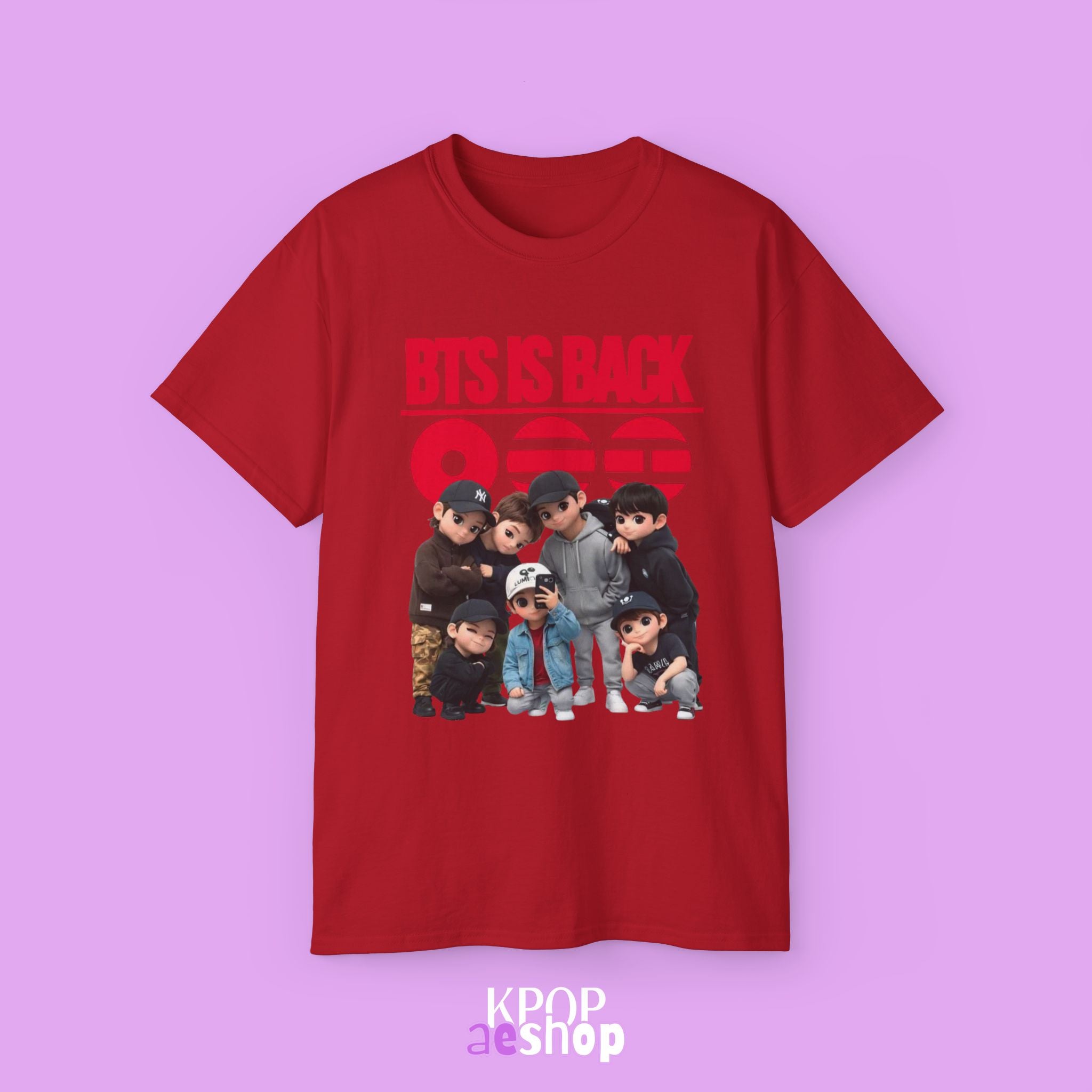 BTS is back, OT7 Arirang Bangtan | Unisex Cotton Tee Shirt