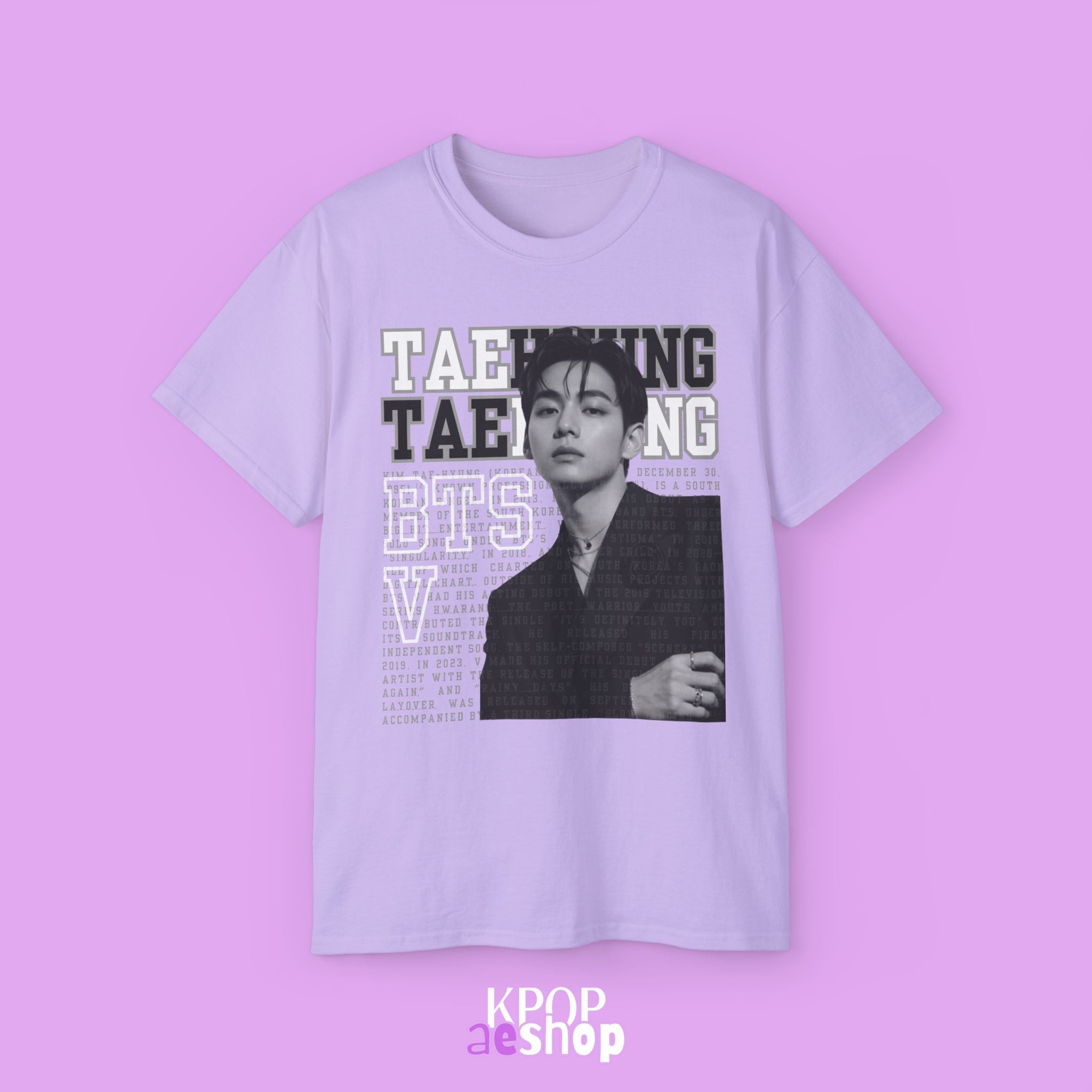 Taehyung BTS V | Unisex Cotton T-Shirt