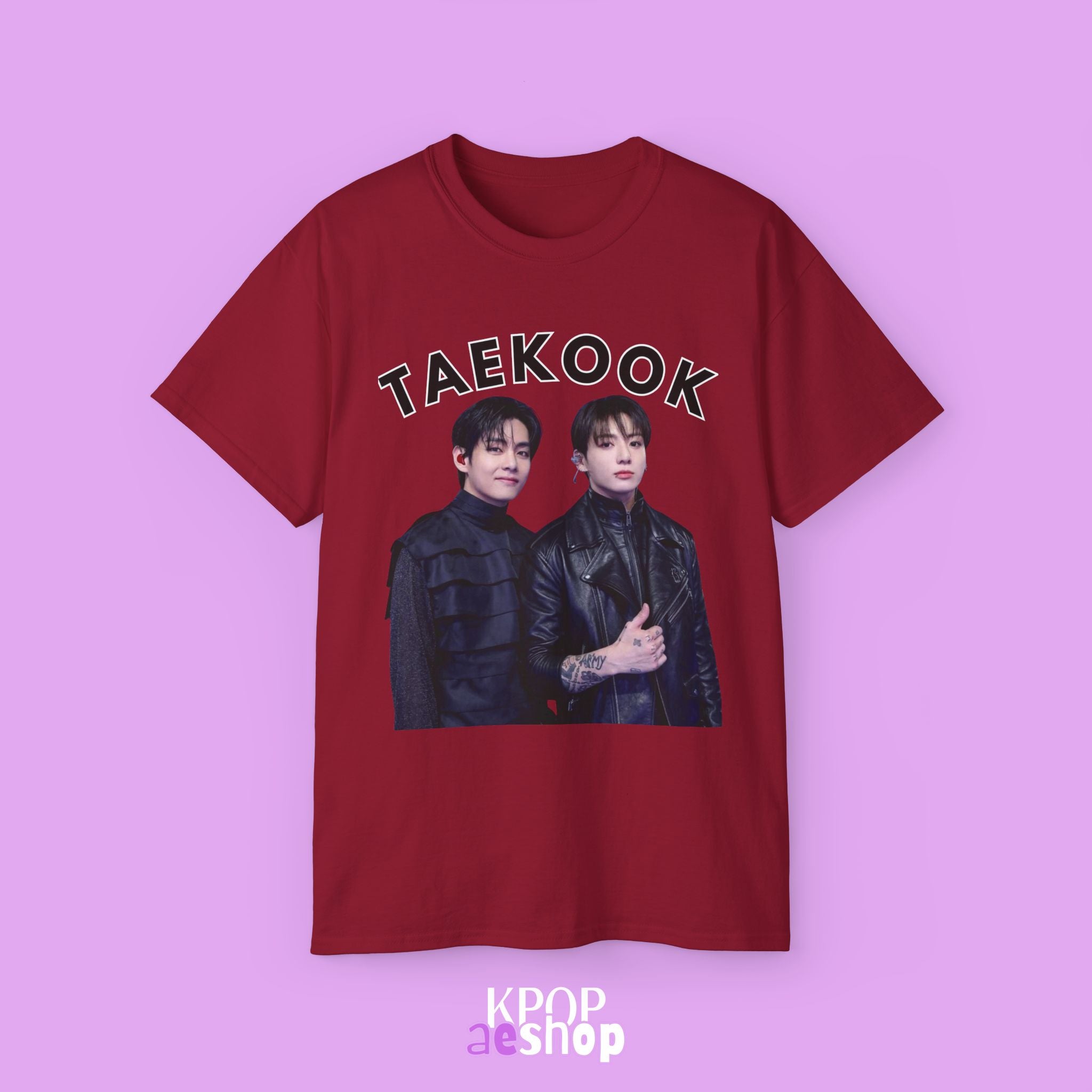 Taekook BTS Taehyung and Jungkook | Unisex Cotton Tee Shirt