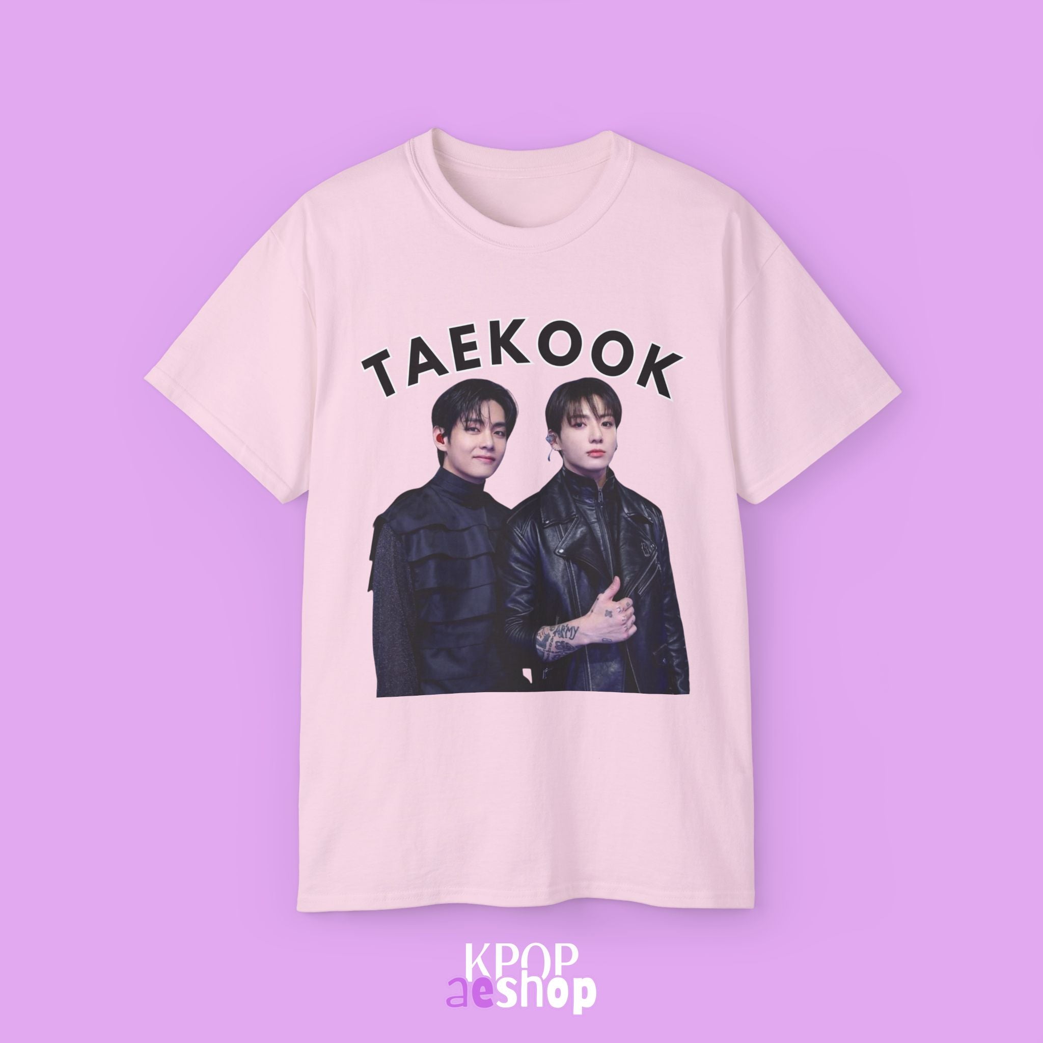 Taekook BTS Taehyung and Jungkook | Unisex Cotton Tee Shirt