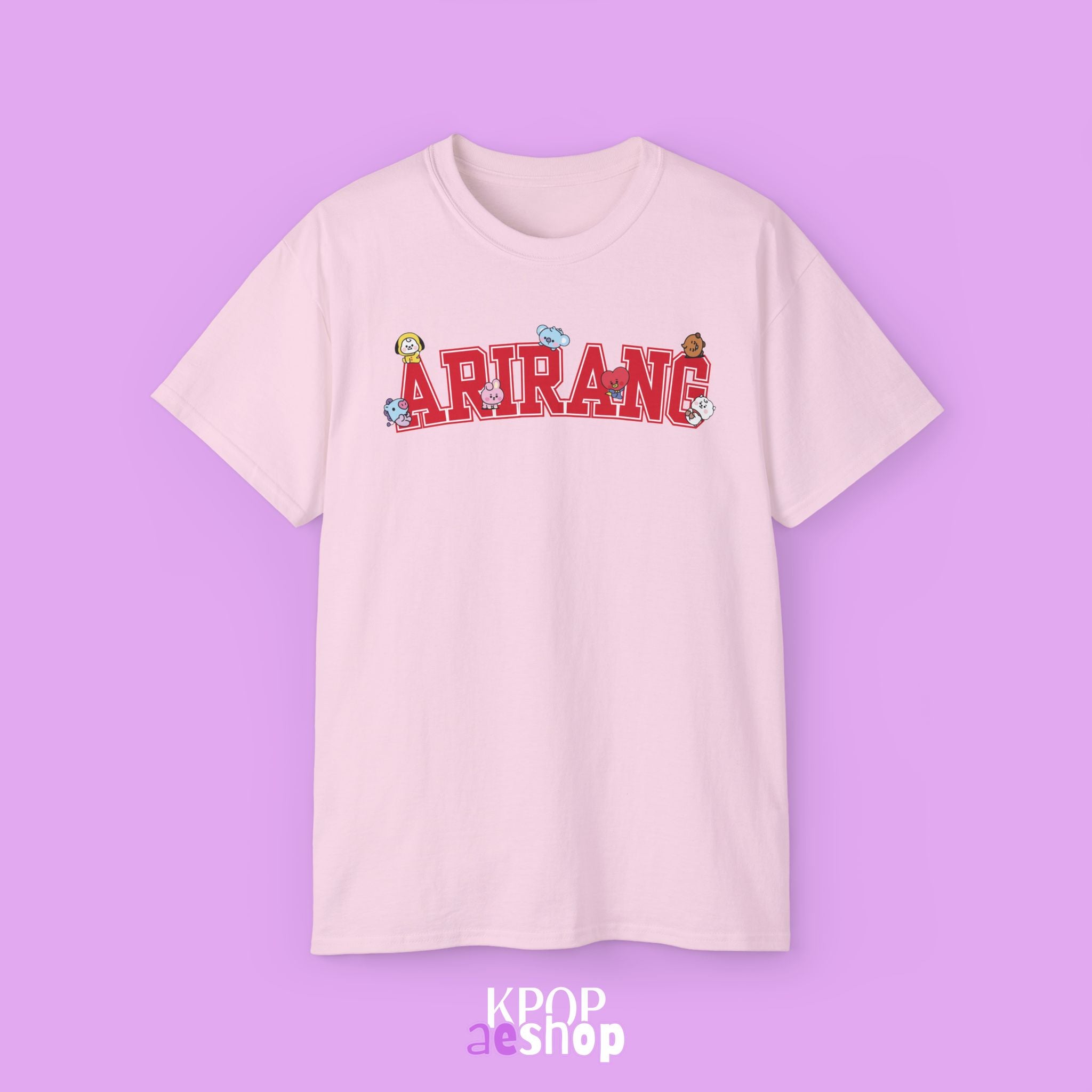 BTS World Tour 2026 Arirang Print | Unisex Cotton T-Shirt