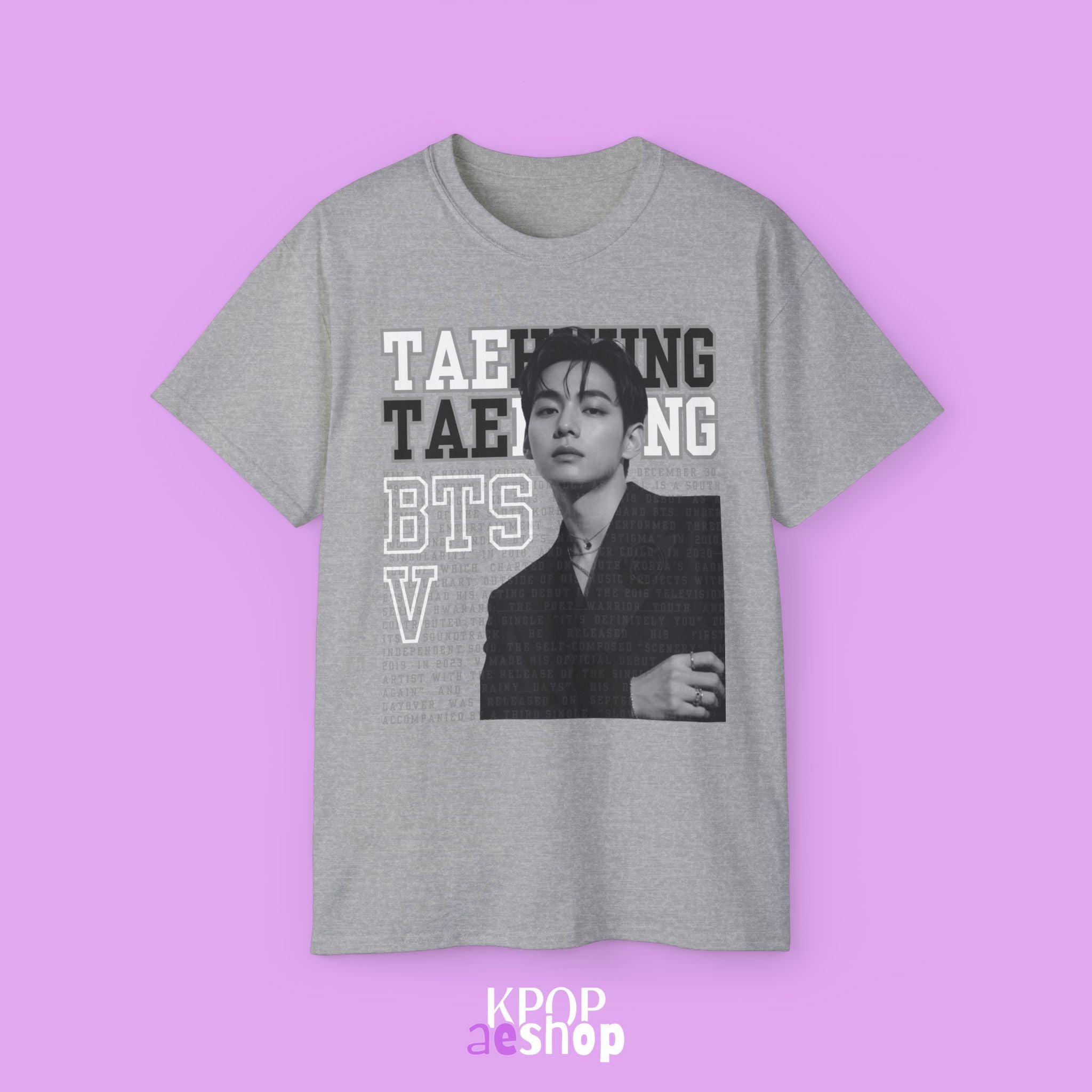 Taehyung BTS V | Unisex Cotton T-Shirt