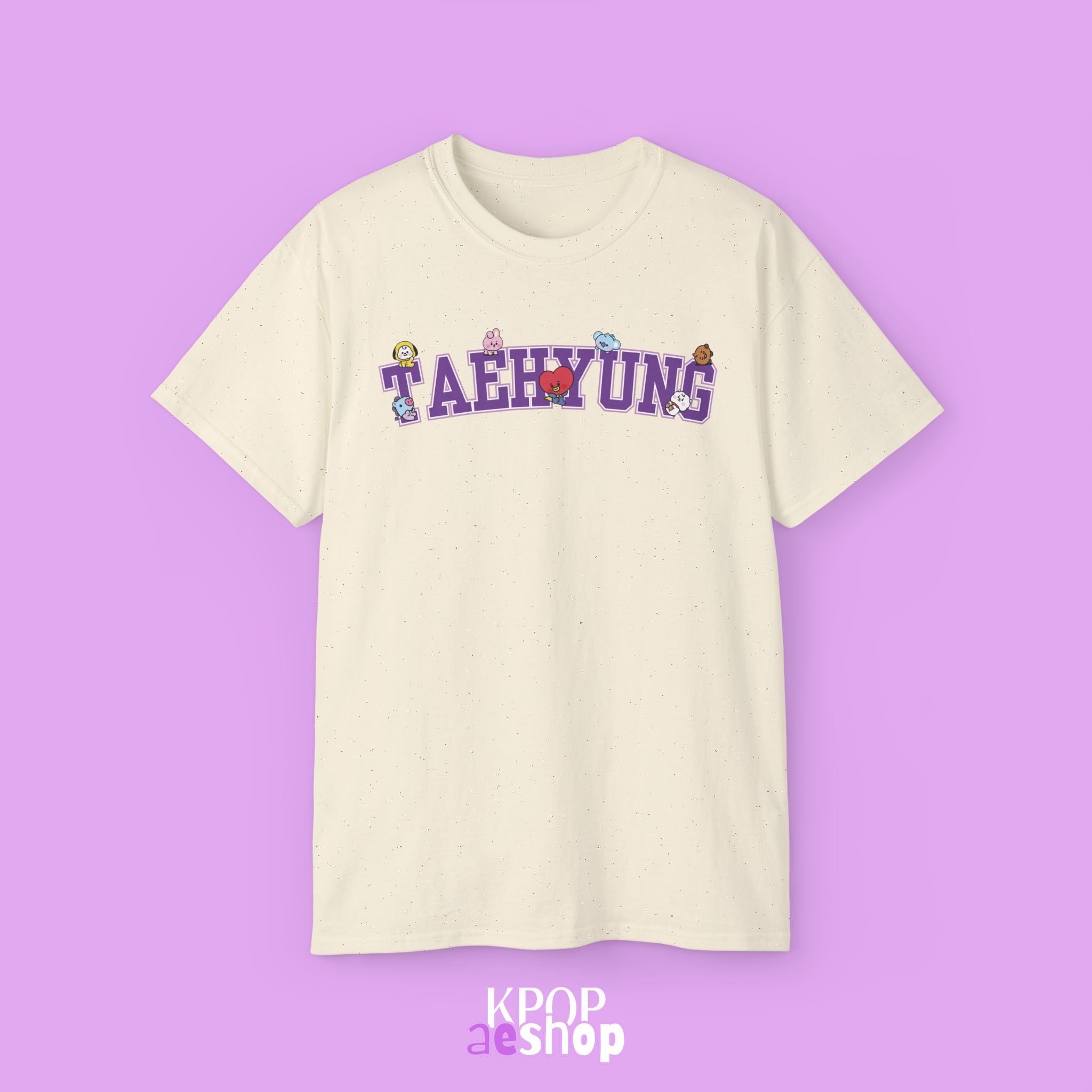 Taehyung BTS Print | Unisex Cotton T-Shirt
