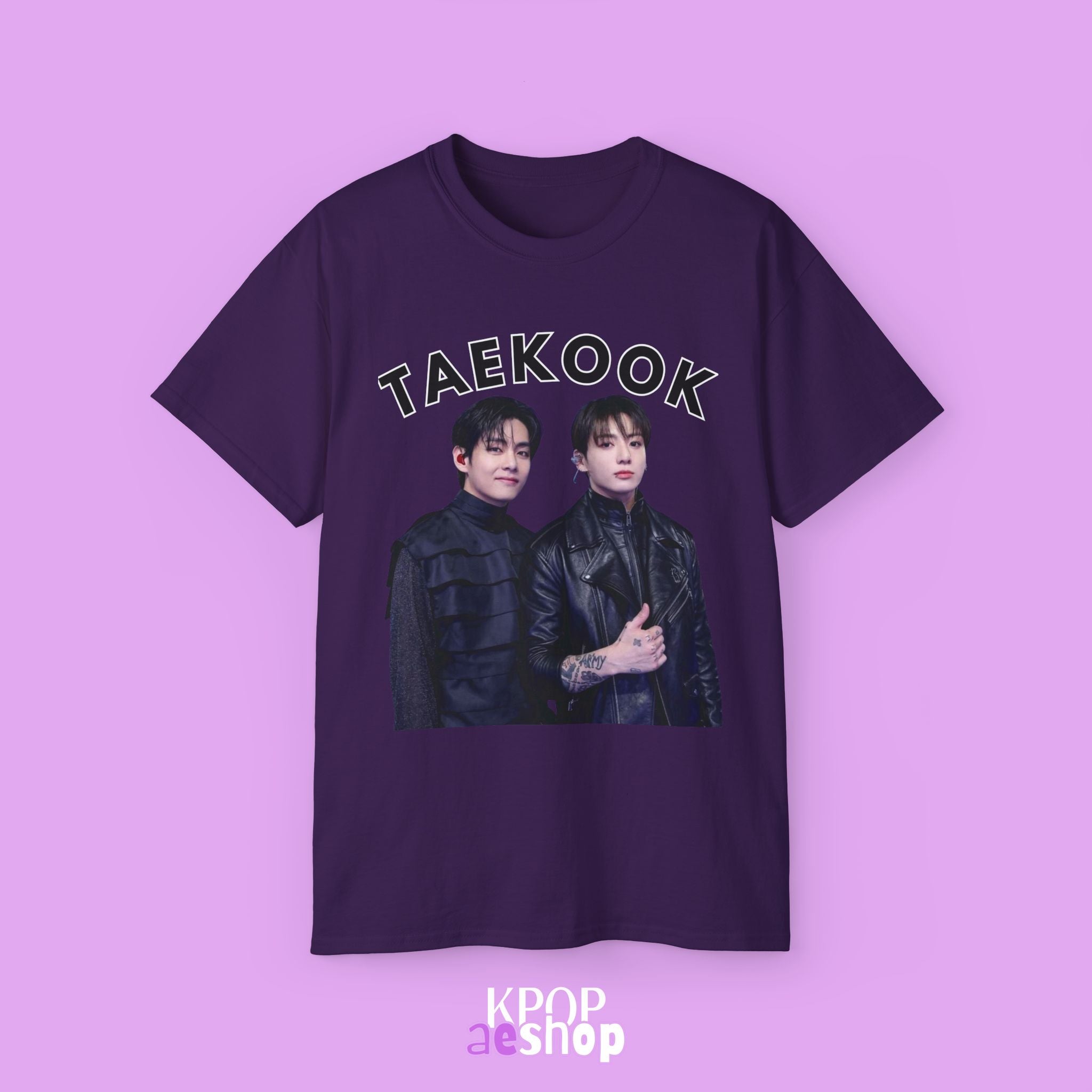 Taekook BTS Taehyung and Jungkook | Unisex Cotton Tee Shirt
