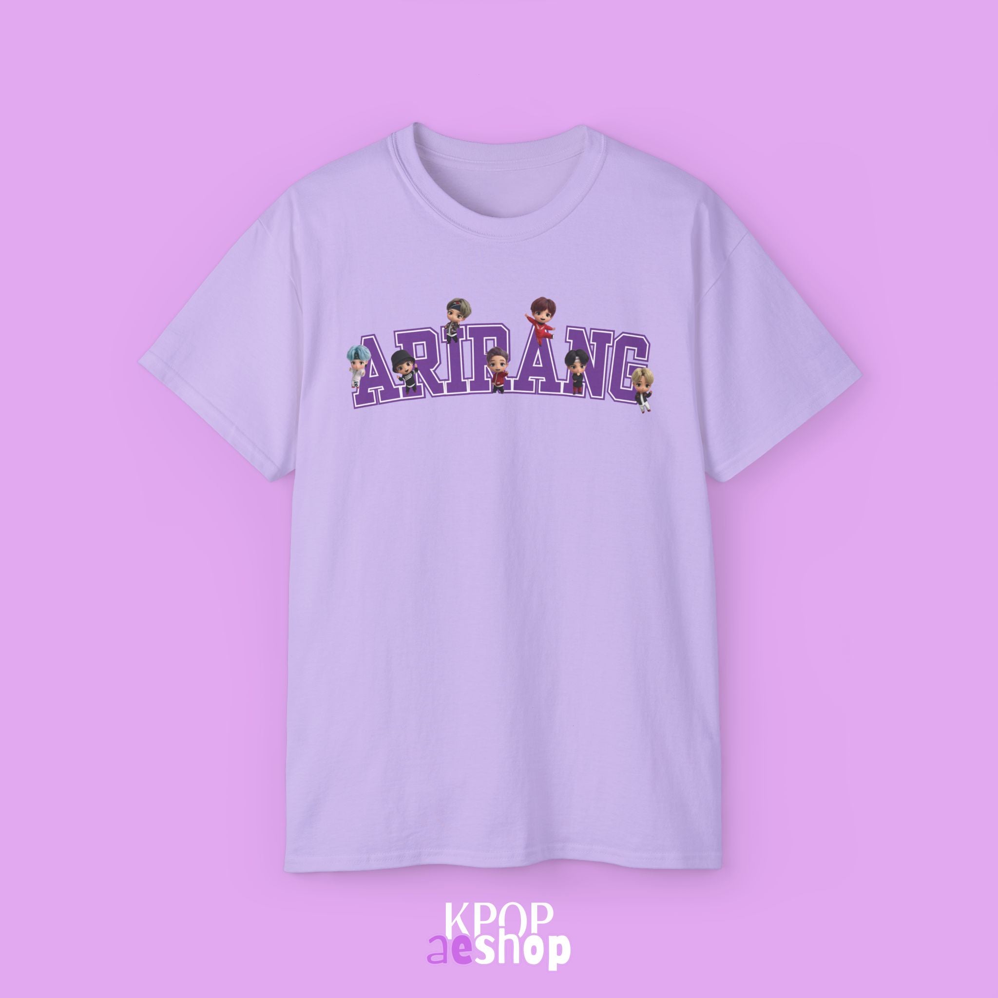 Arirang Bangtan, tinytan Cute Print | Unisex Cotton Tee Shirt