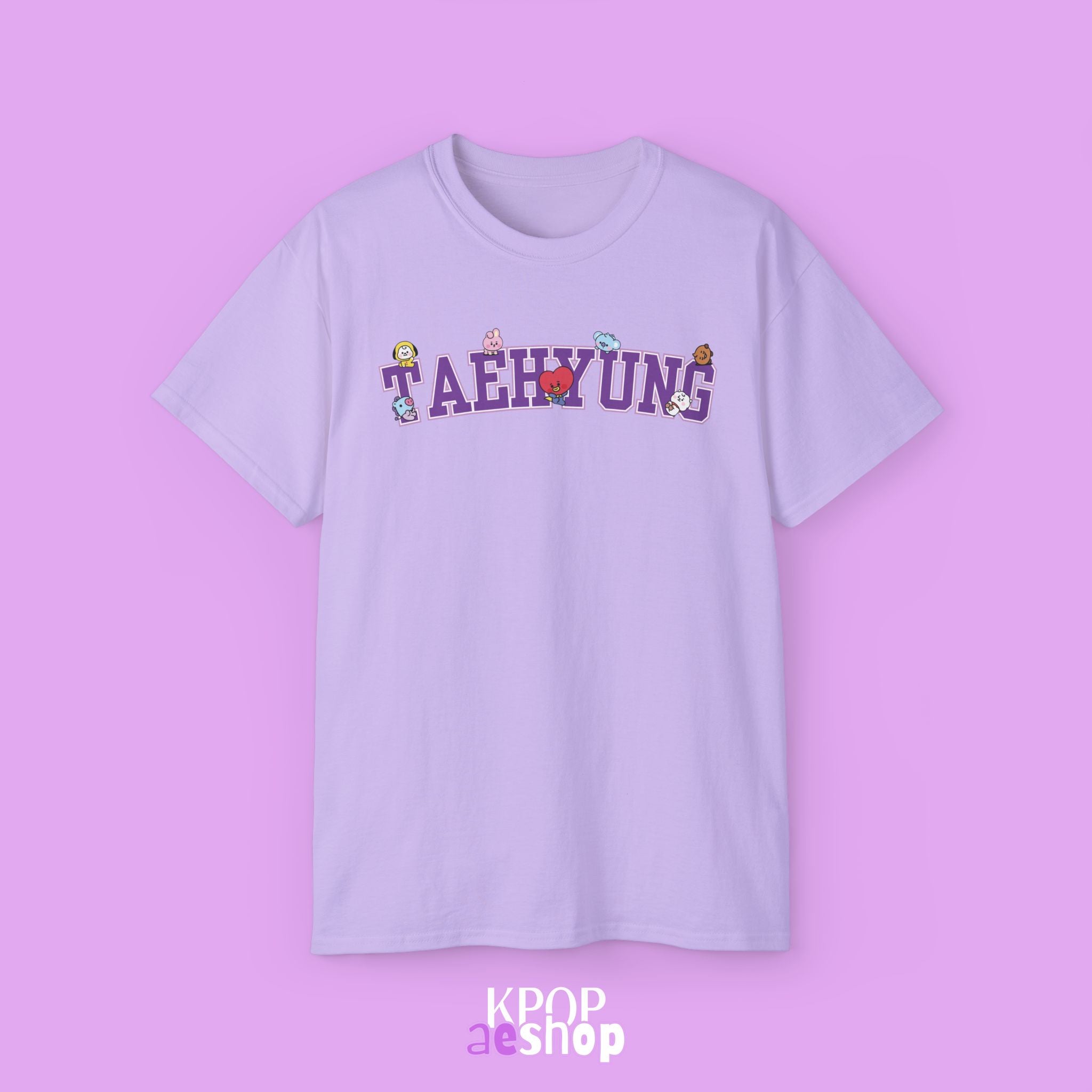 Taehyung BTS Print | Unisex Cotton T-Shirt