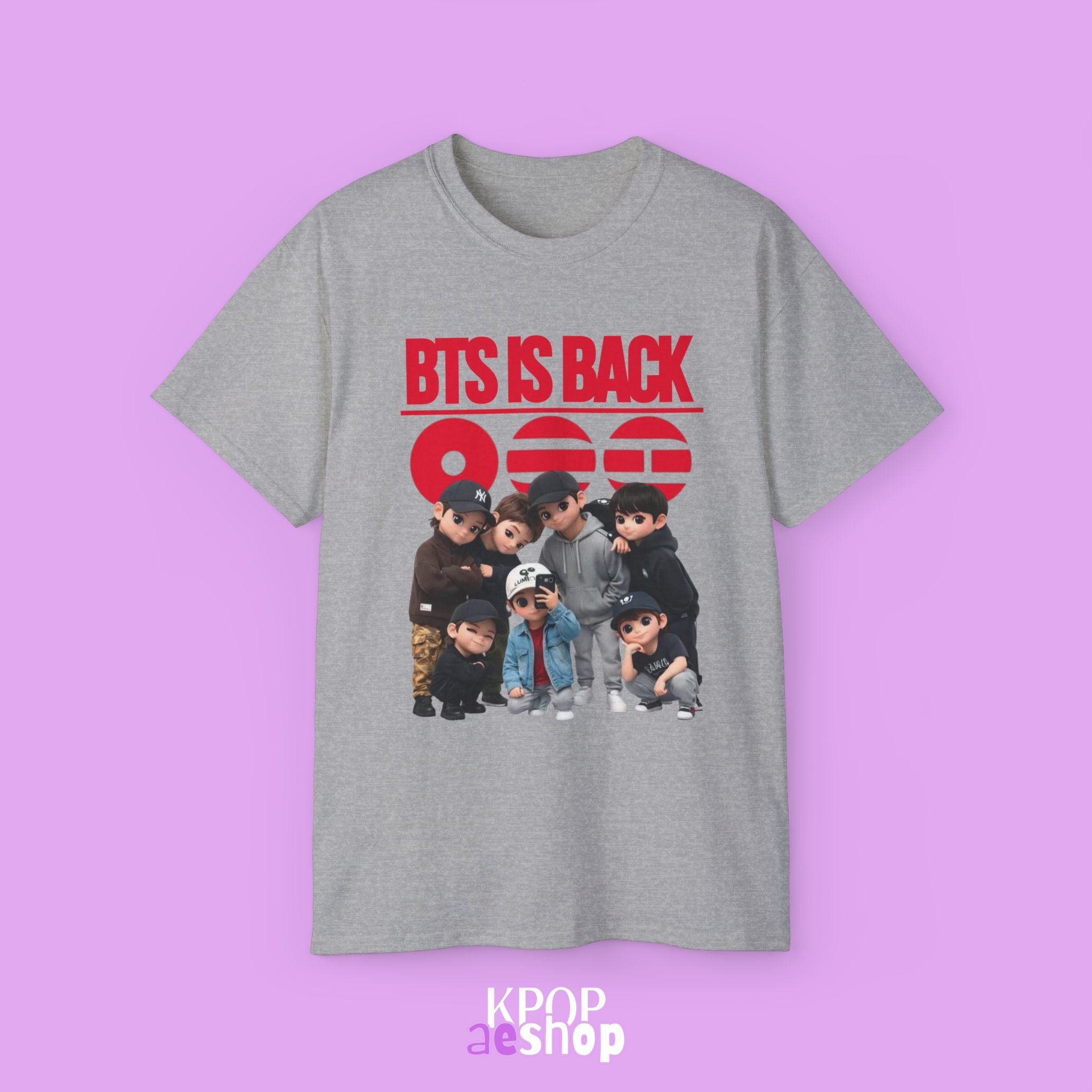BTS is back, OT7 Arirang Bangtan | Unisex Cotton Tee Shirt