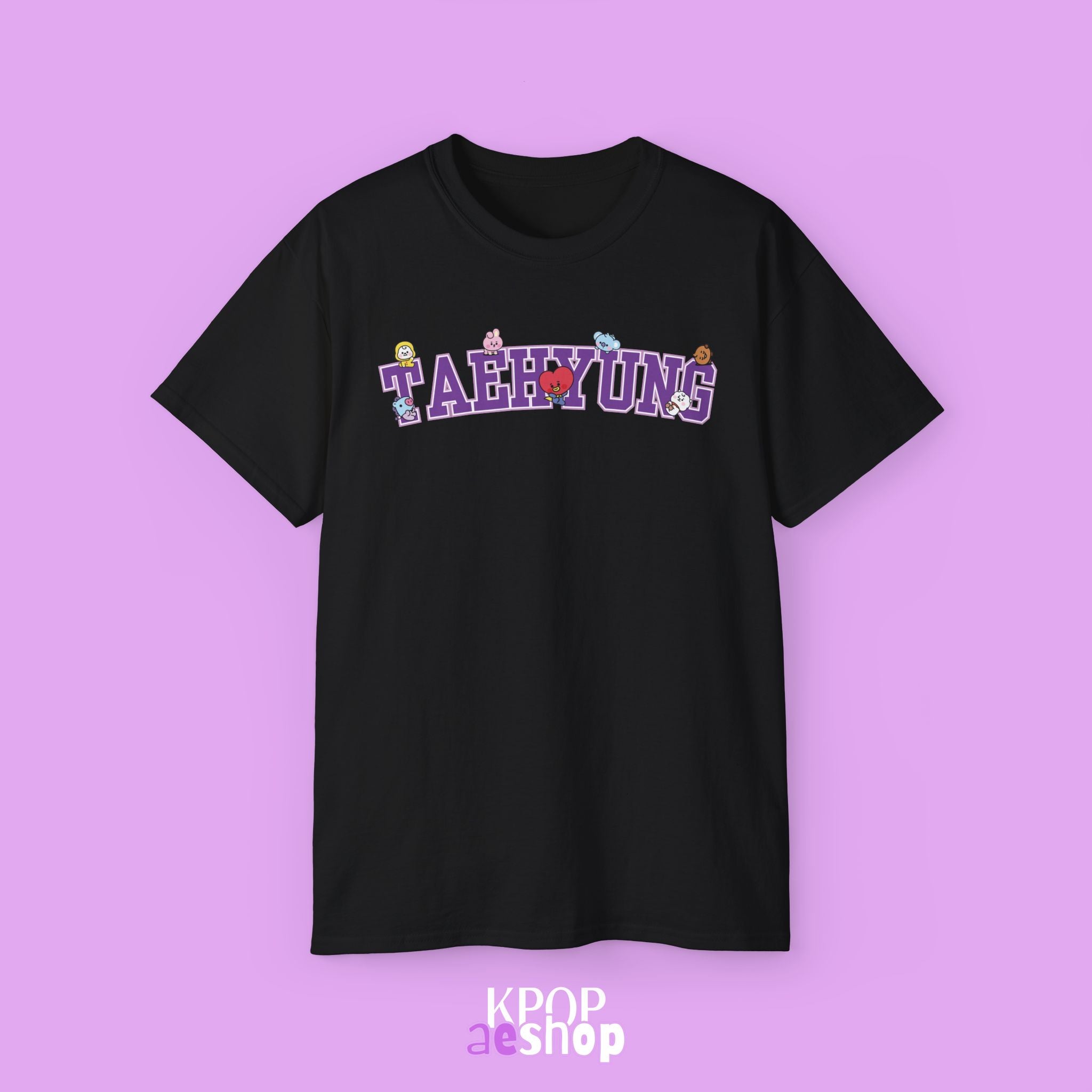 Taehyung BTS Print | Unisex Cotton T-Shirt