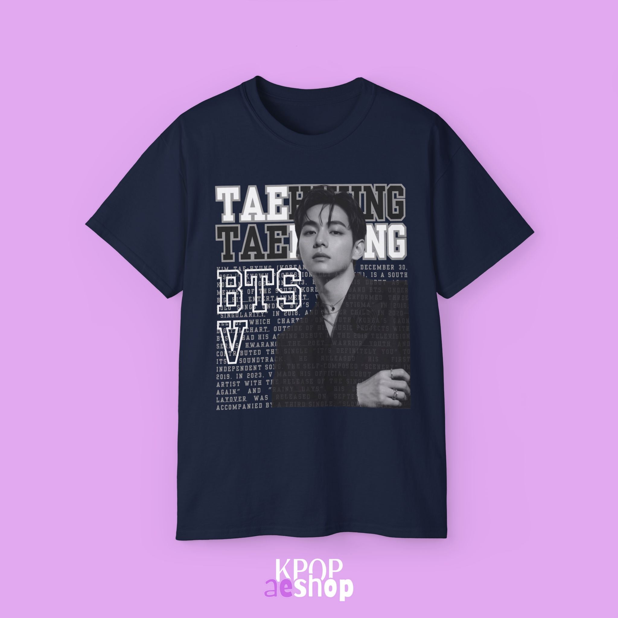 Taehyung BTS V | Unisex Cotton T-Shirt