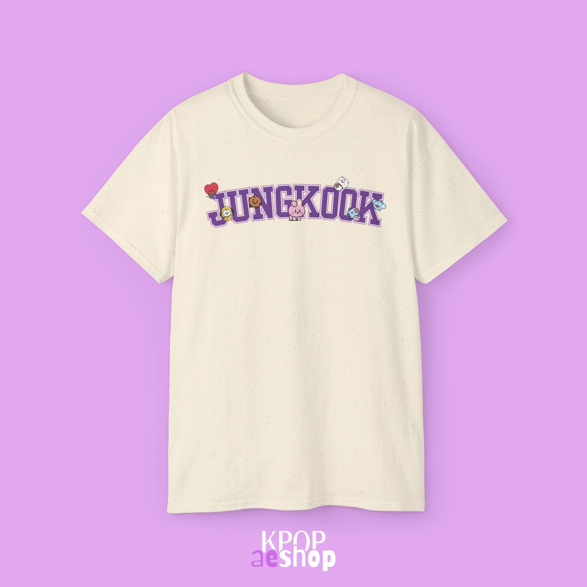 Jungkook BTS Print | Unisex Cotton T-Shirt