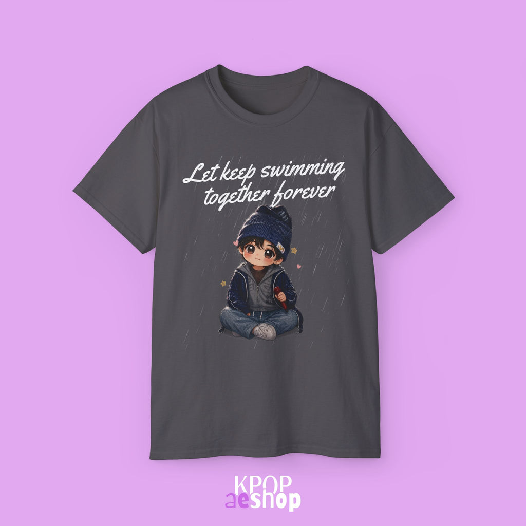 Let Keep Swimming Together Forever - BTS V | Unisex Cotton T-Shirt