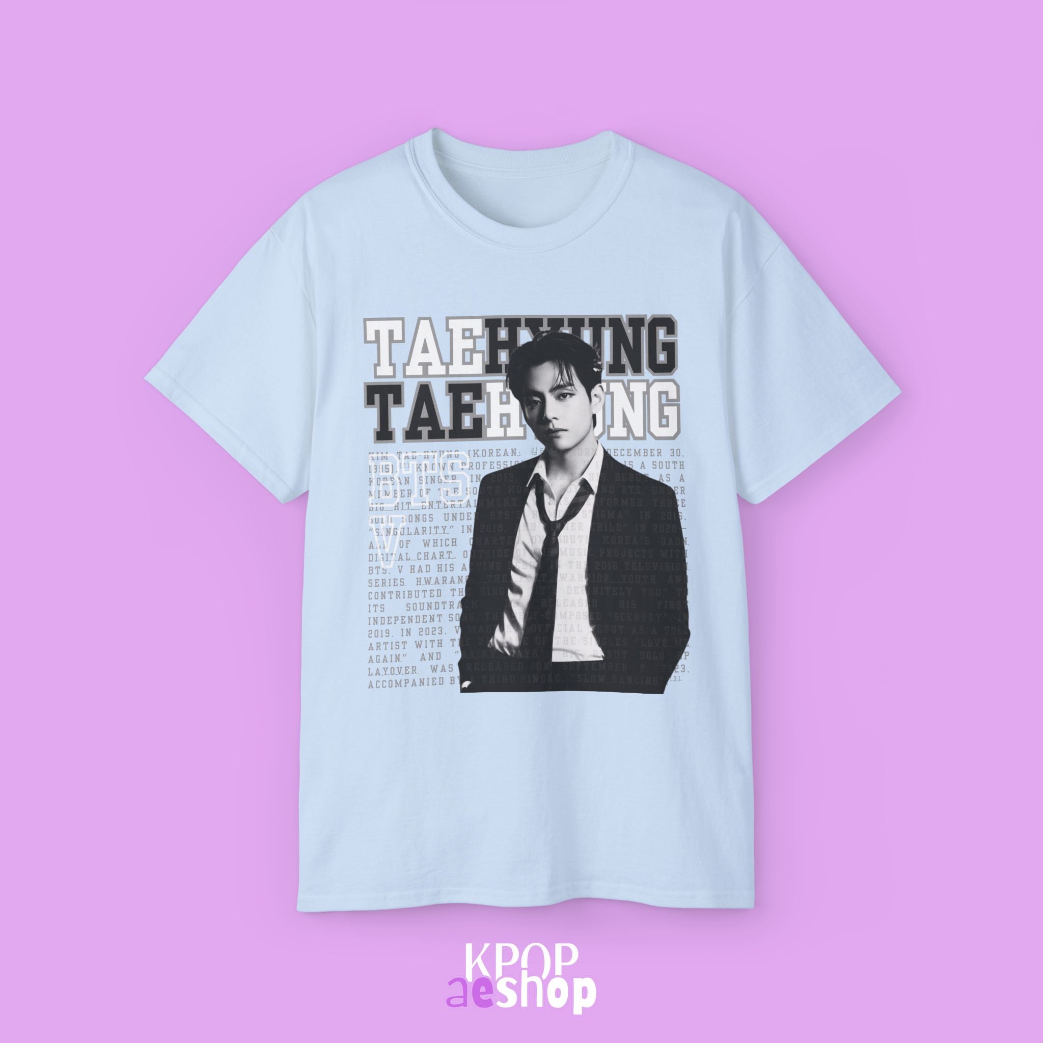V Taehyung Bangtan | Unisex Cotton T-Shirt