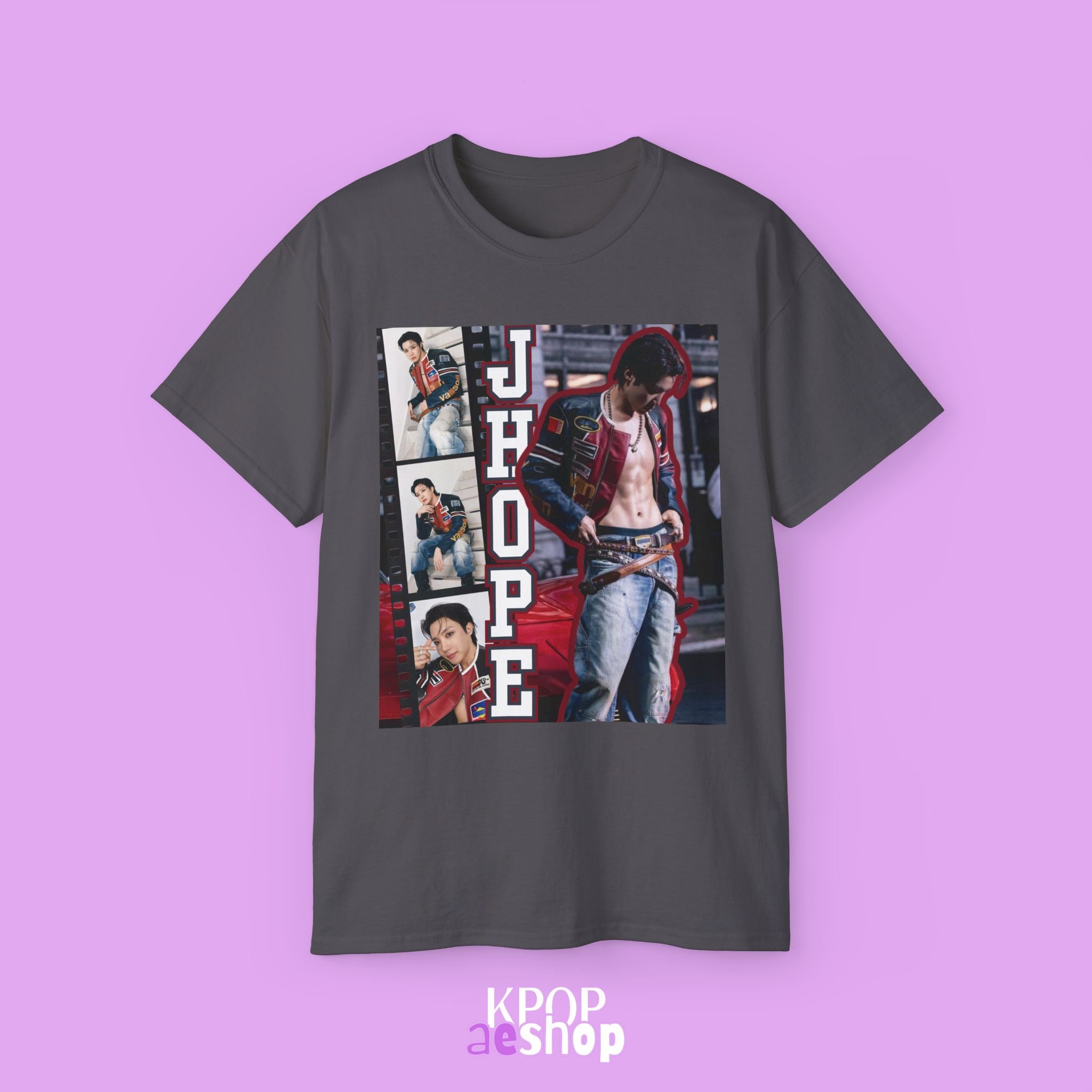 J-Hope Collage Tee Bias BTS | Unisex Graphic Cotton T-Shirt
