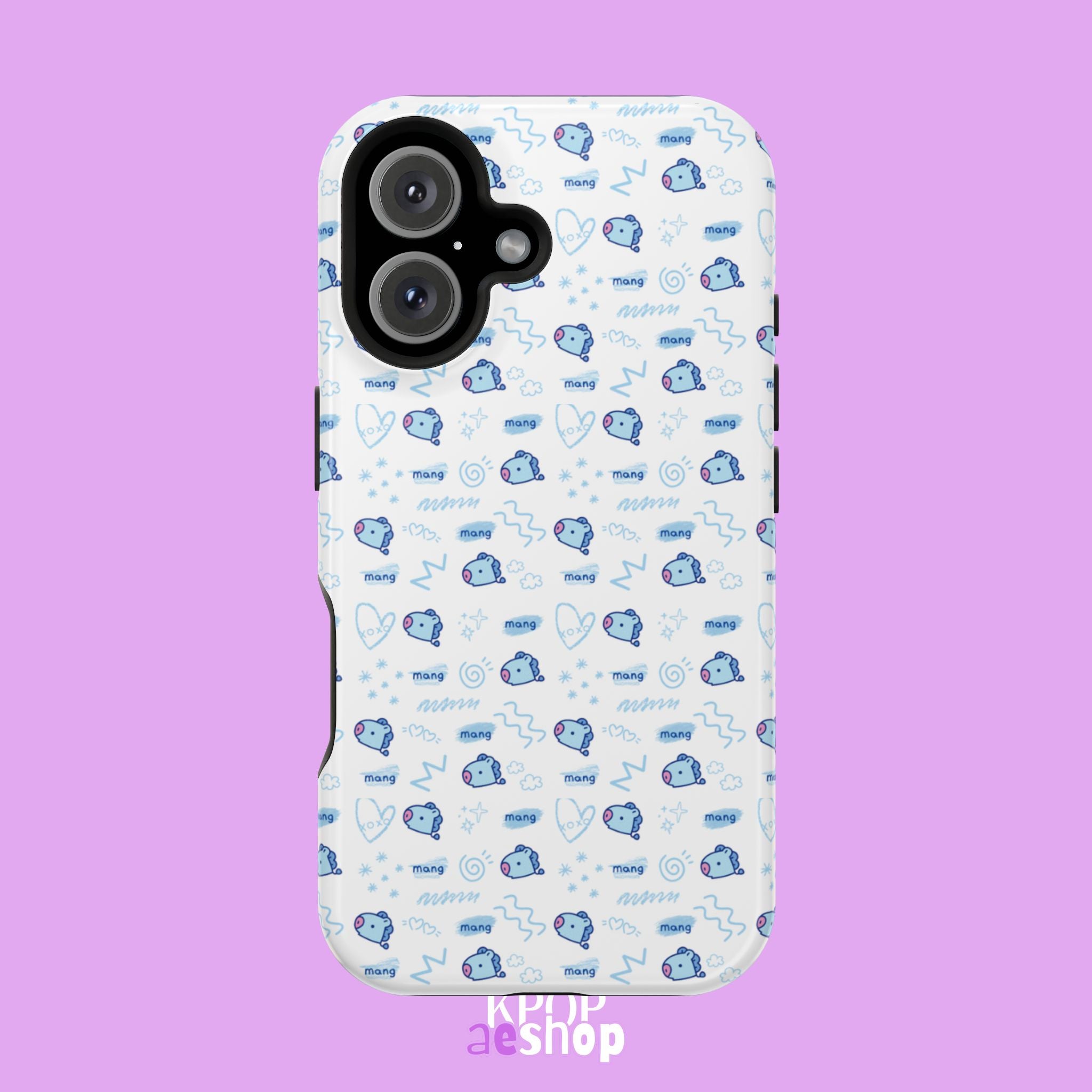 Mang | Cute K-Pop Aesthetic Magnetic Impact-Resistant Phone Case