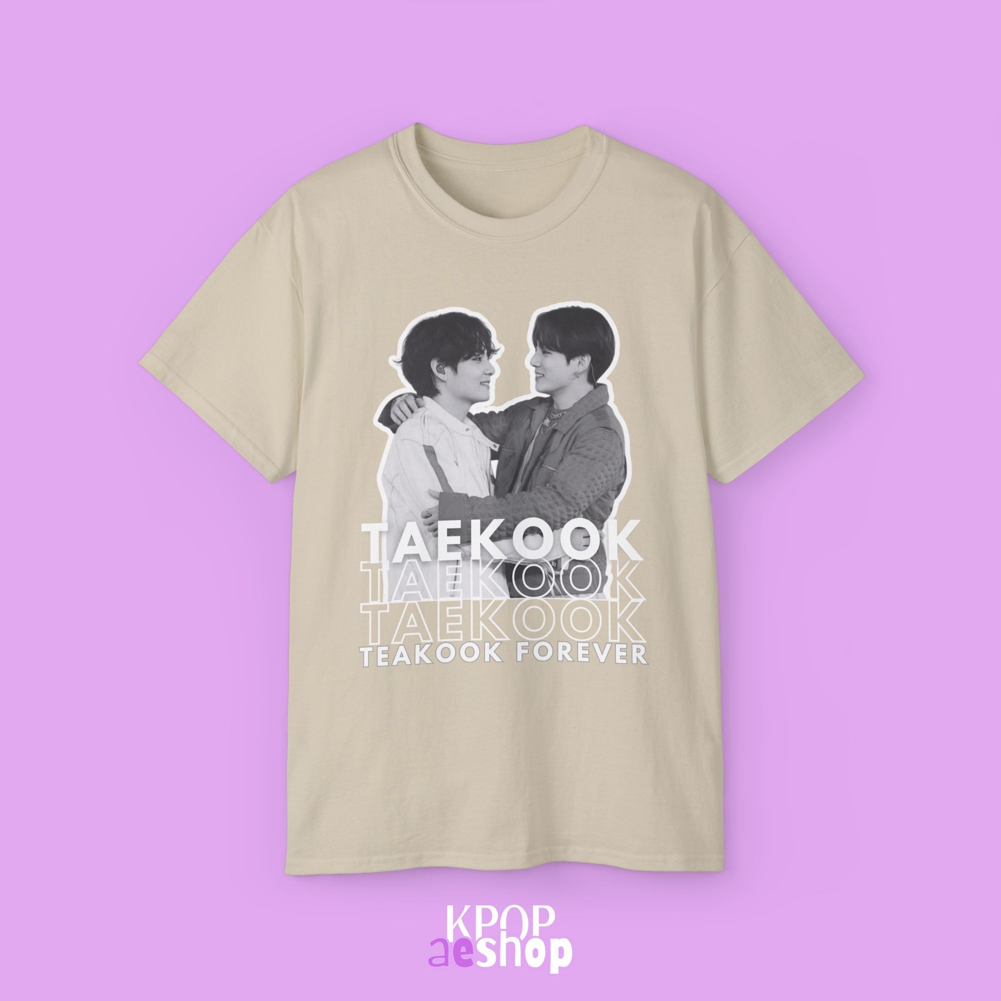 Taekook BTS, Taehyung and Jungkook | Unisex Cotton Tee Shirt
