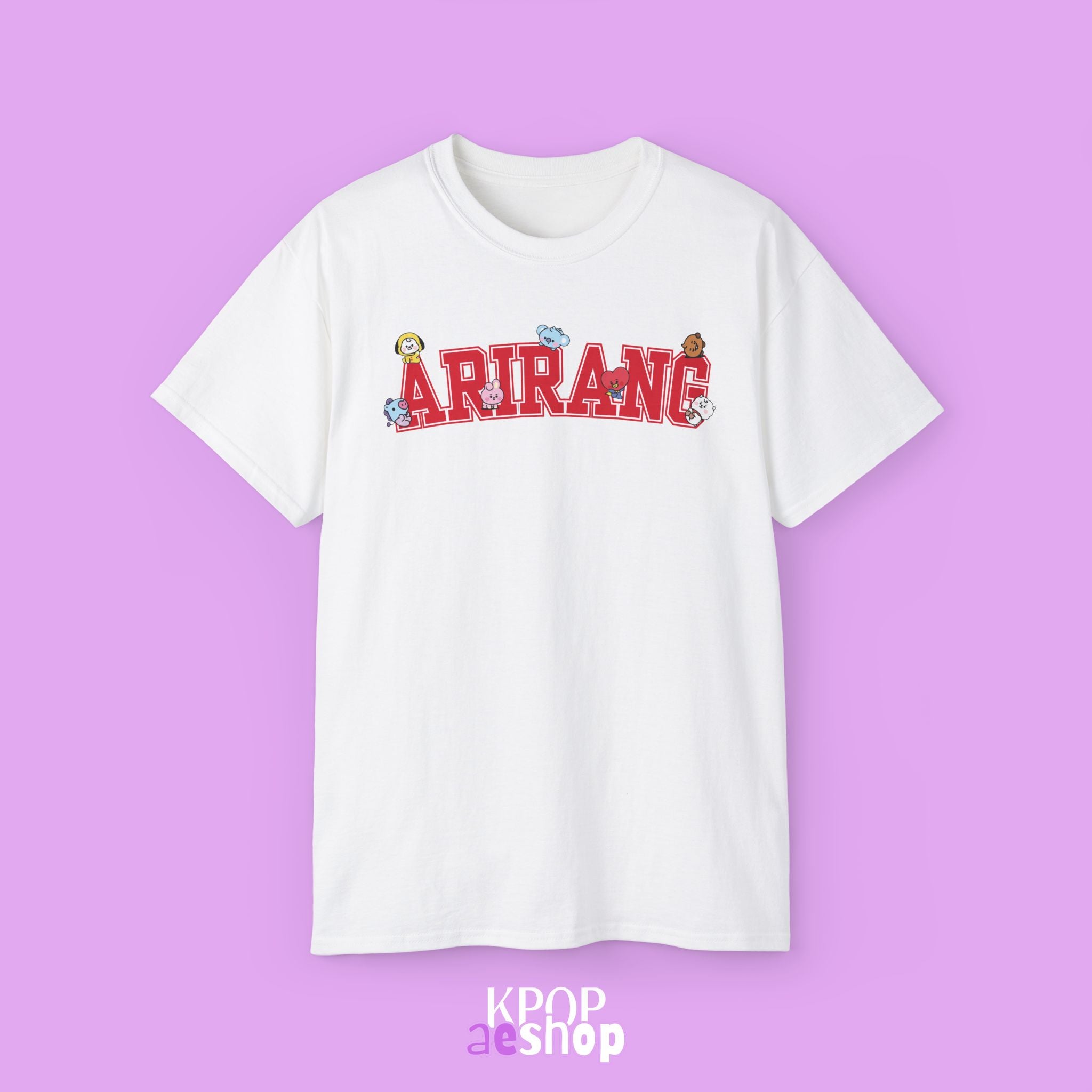 BTS World Tour 2026 Arirang Print | Unisex Cotton T-Shirt