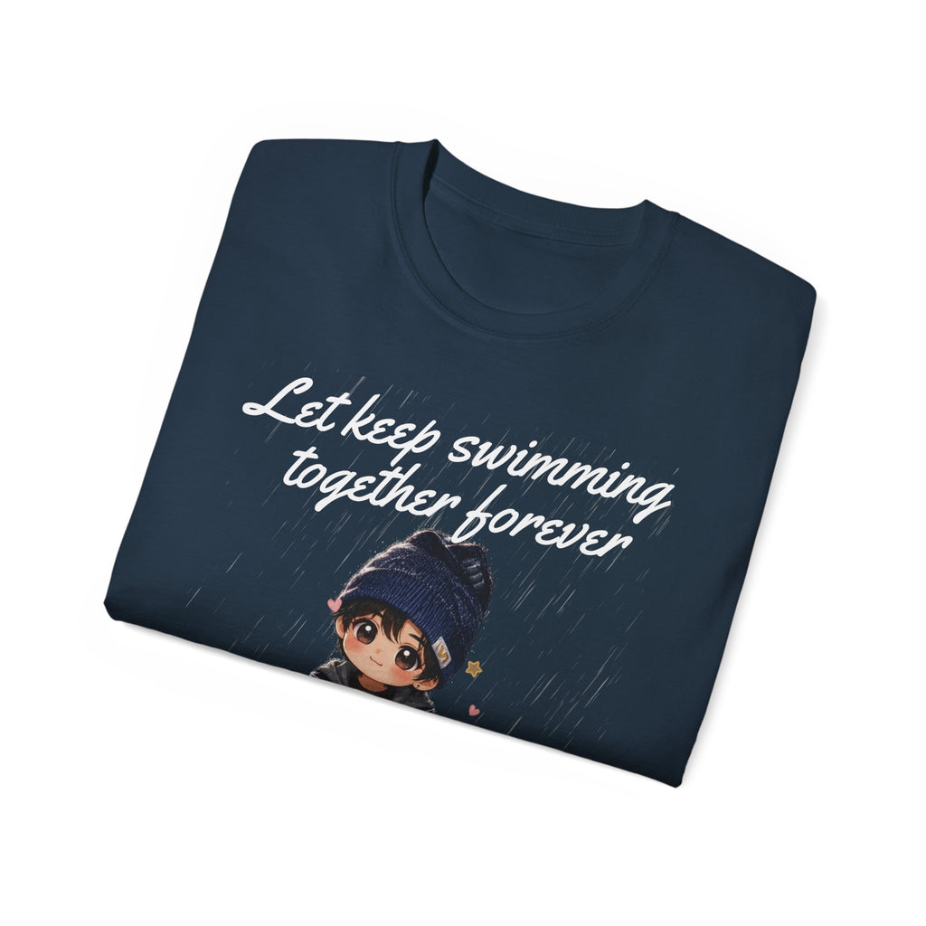 Let Keep Swimming Together Forever - BTS V | Unisex Cotton T-Shirt