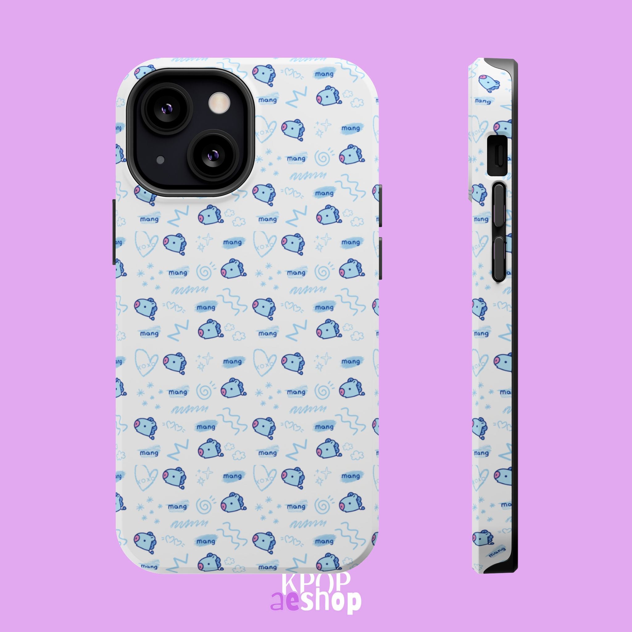 Mang | Cute K-Pop Aesthetic Magnetic Impact-Resistant Phone Case