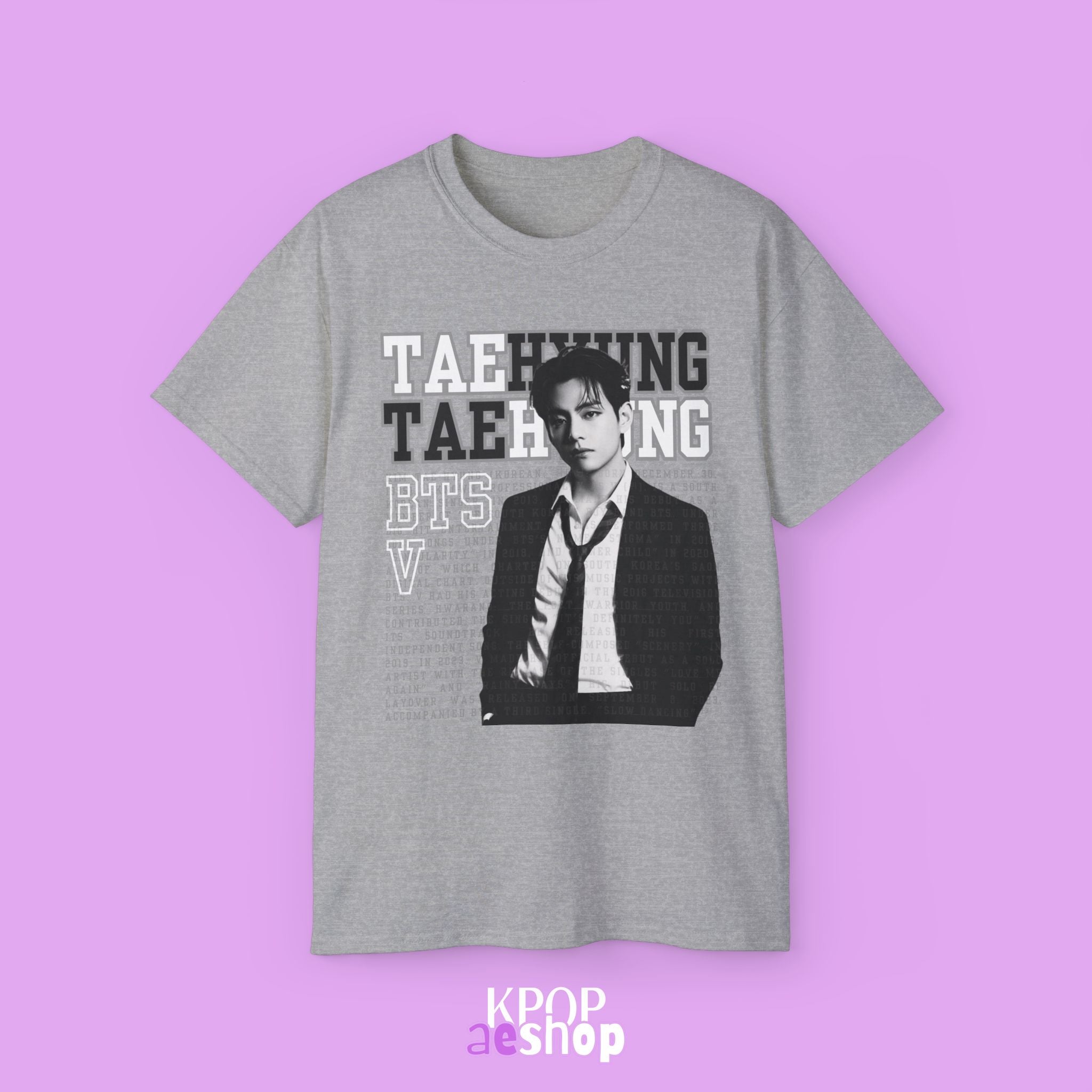 V Taehyung Bangtan | Unisex Cotton T-Shirt