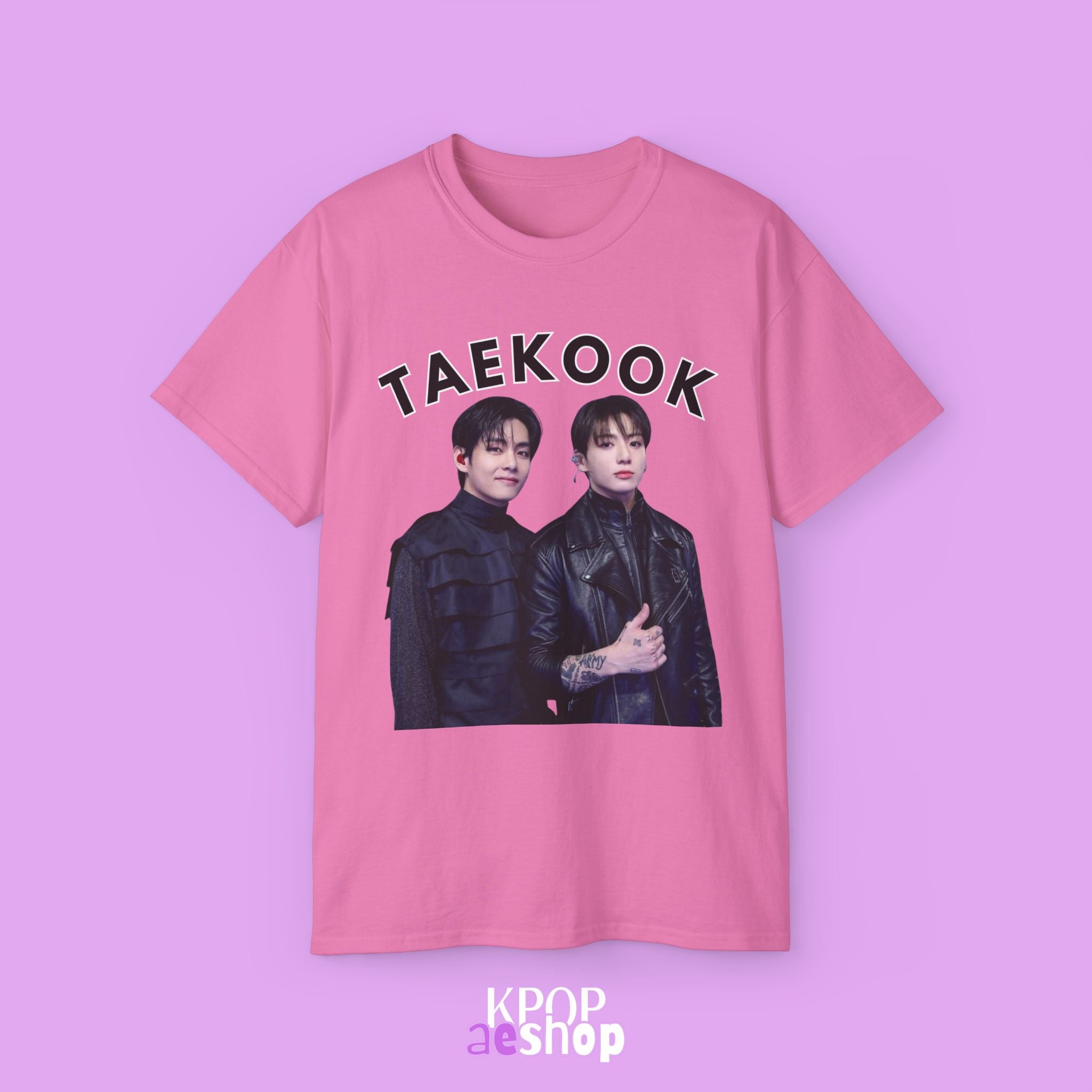 Taekook BTS Taehyung and Jungkook | Unisex Cotton Tee Shirt