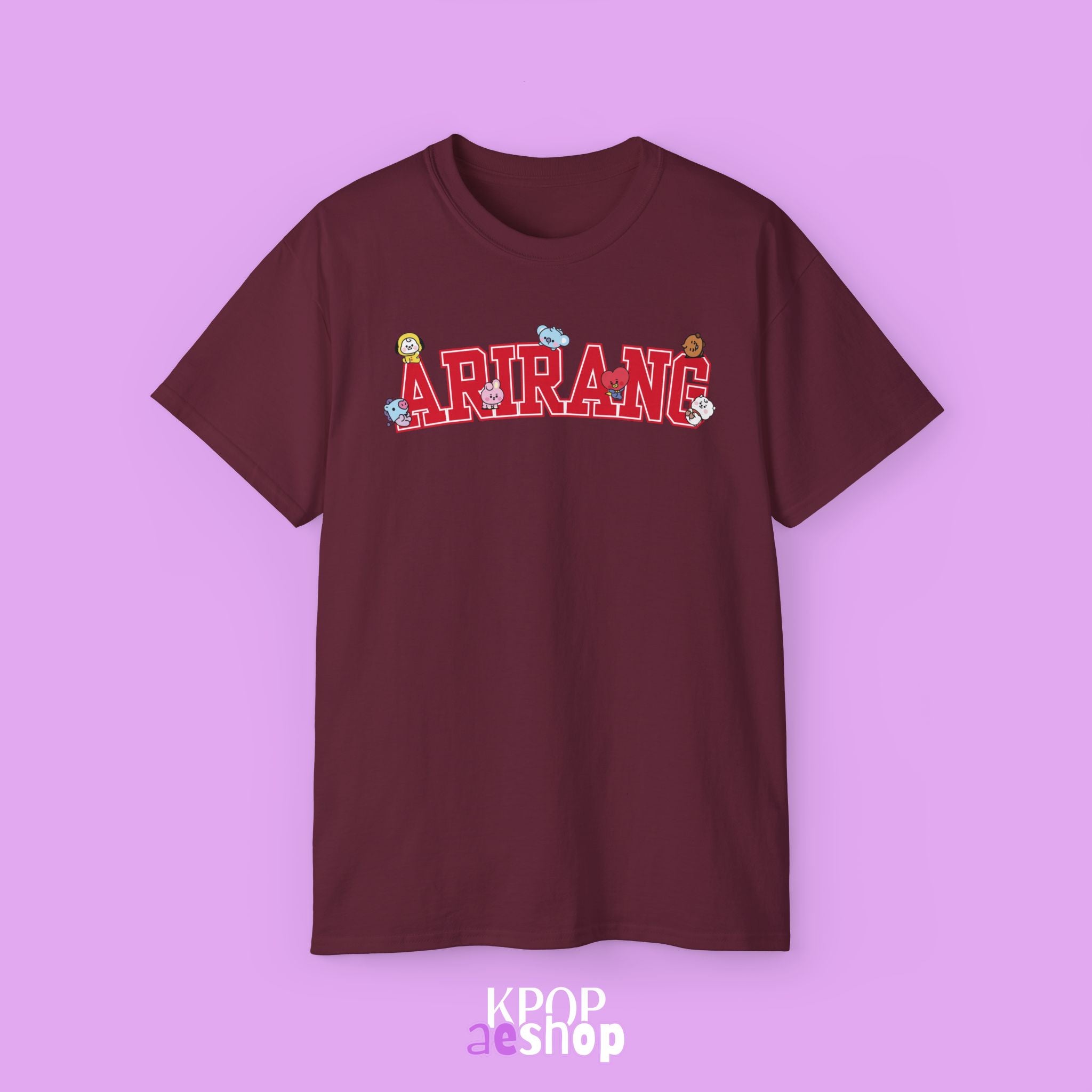 BTS World Tour 2026 Arirang Print | Unisex Cotton T-Shirt