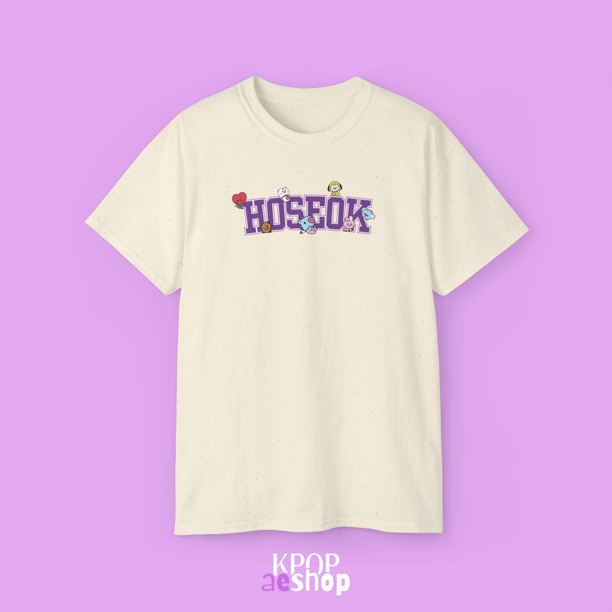 Hoseok BTS Print | Unisex Cotton T-Shirt